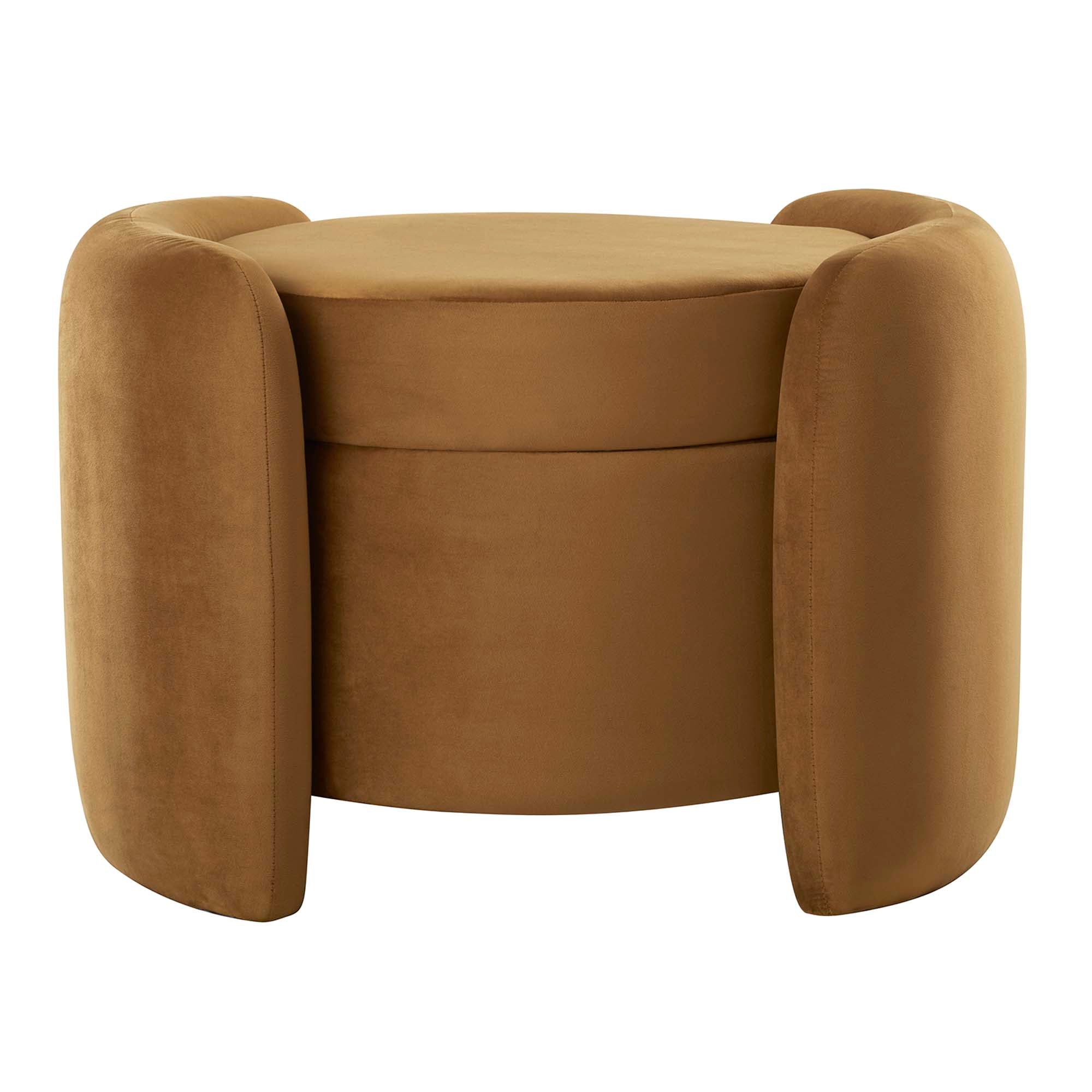Nebula Upholstered Performance Velvet Ottoman by Modway - Best Buy Furniture