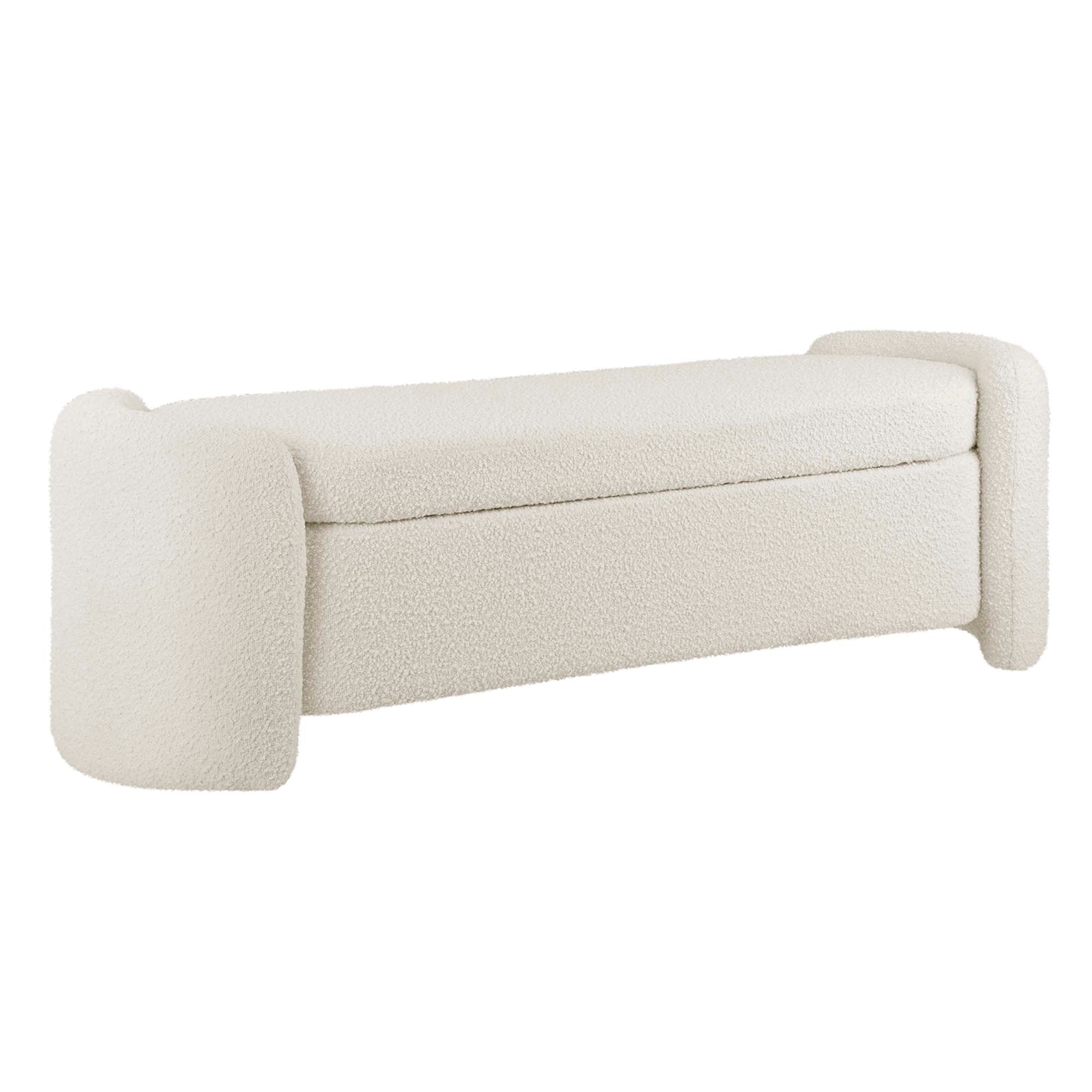 Nebula Boucle Upholstered Bench by Modway - Best Buy Furniture
