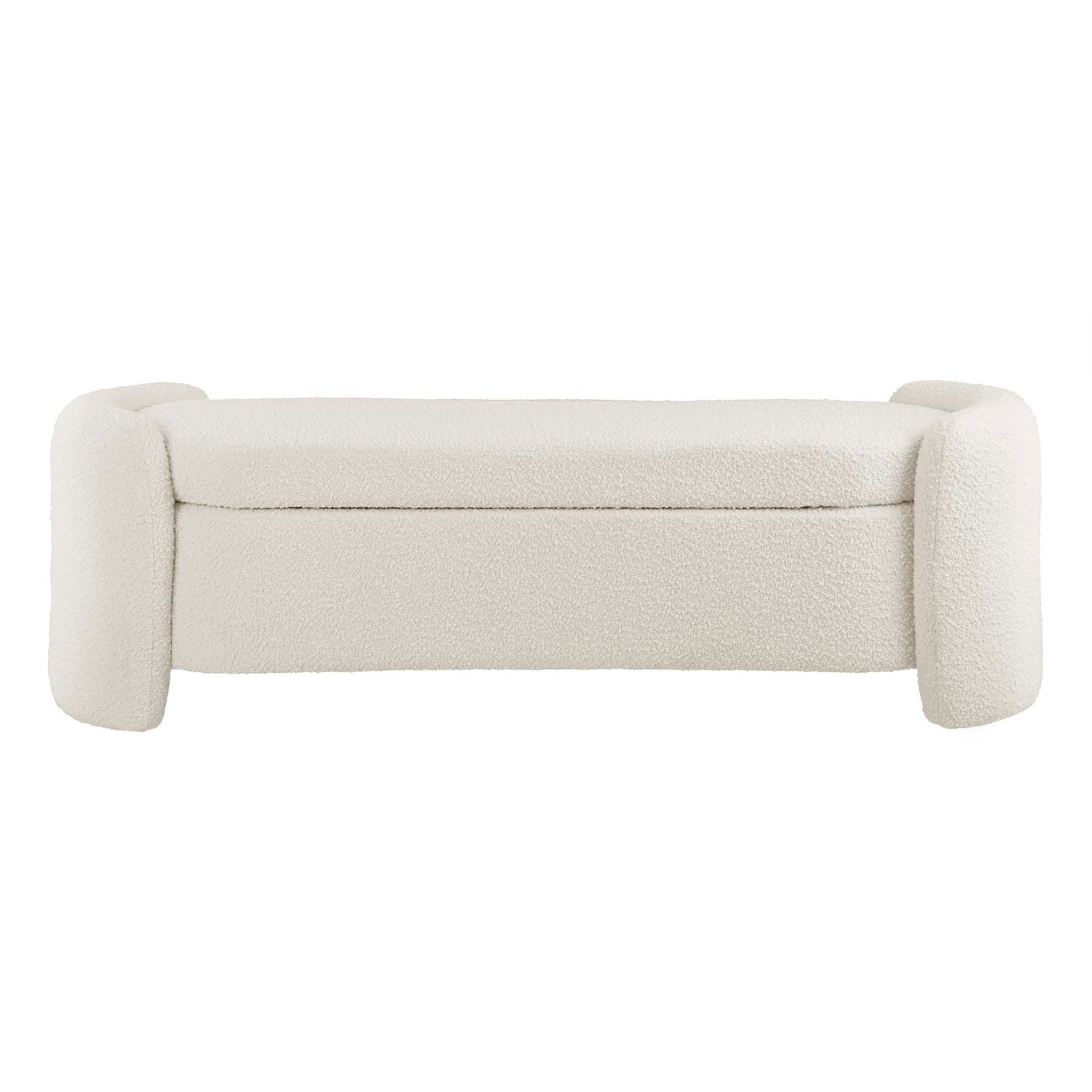 Nebula Boucle Upholstered Bench by Modway - Best Buy Furniture