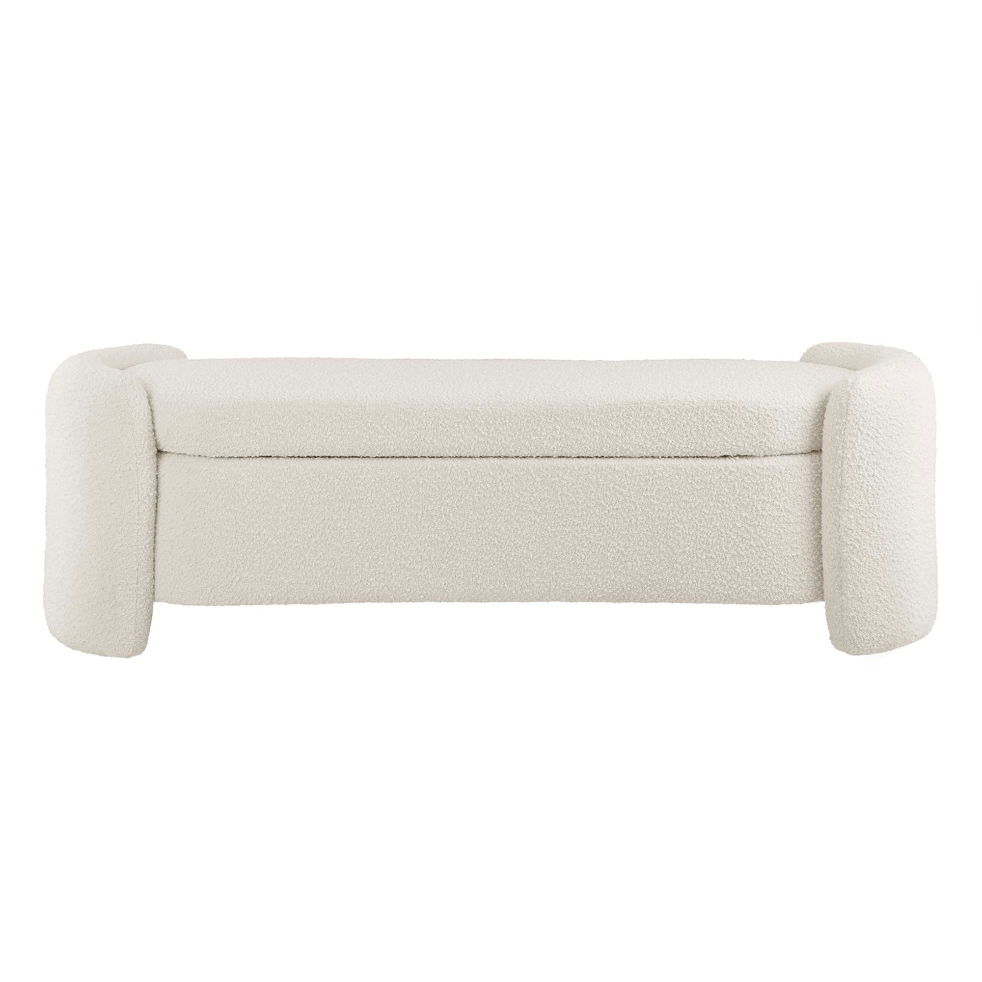 Nebula Boucle Upholstered Bench by Modway - Best Buy Furniture