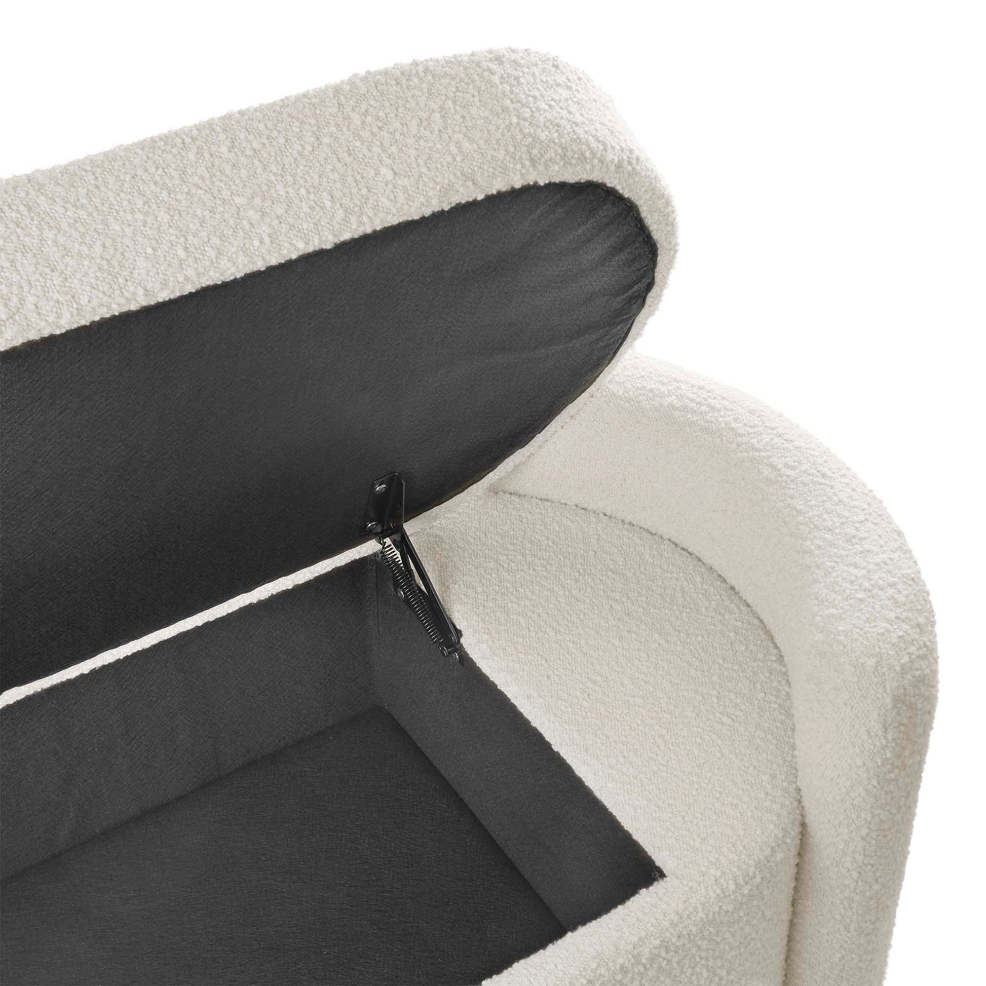 Nebula Boucle Upholstered Bench by Modway - Best Buy Furniture