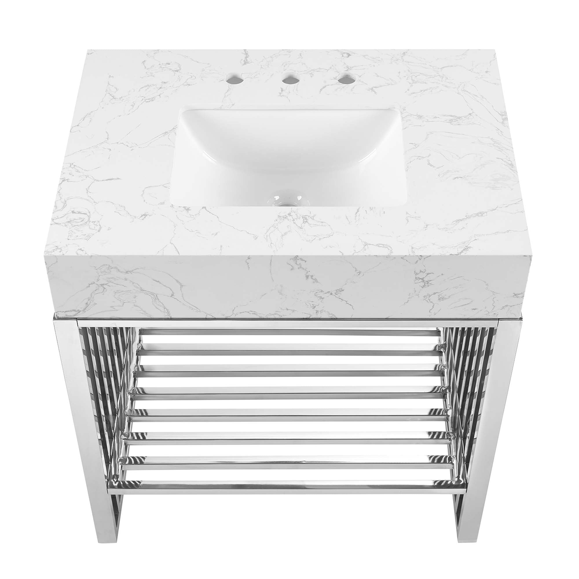 Gridiron 30" Bathroom Vanity by Modway