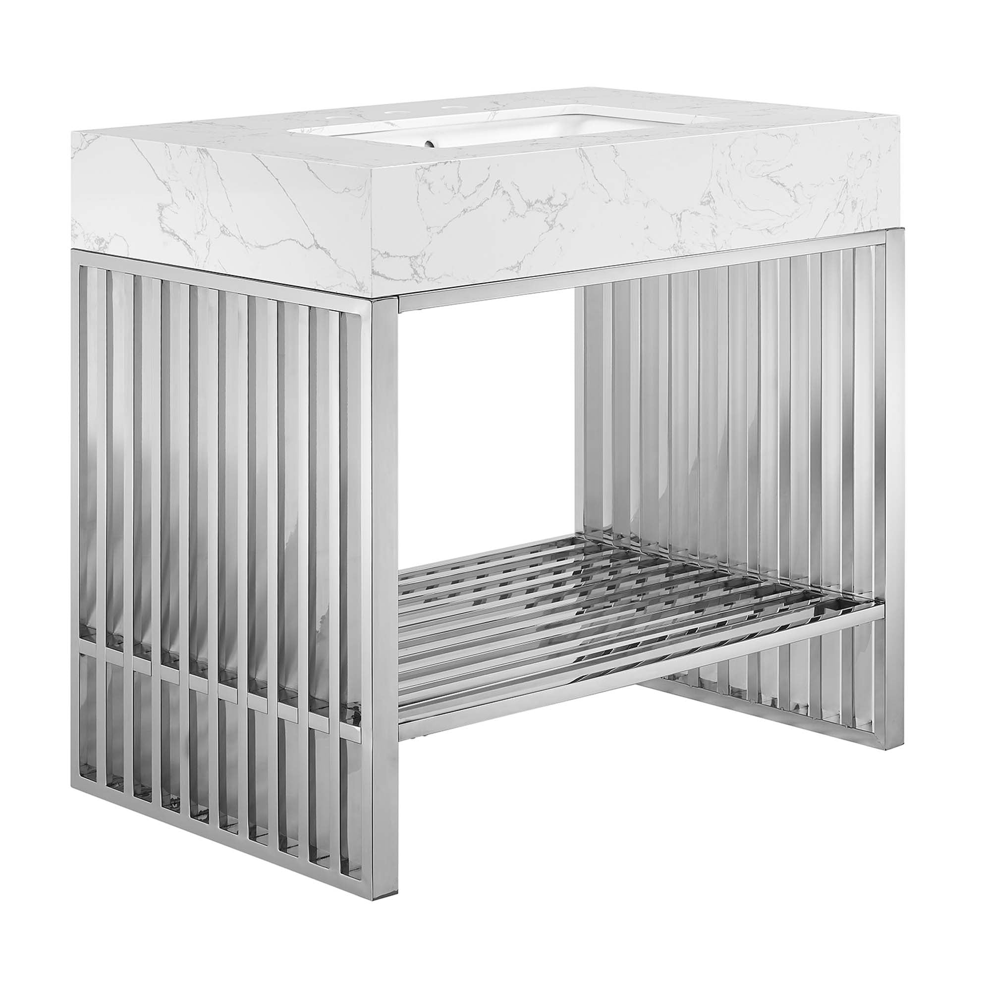 Gridiron 36" Bathroom Vanity by Modway