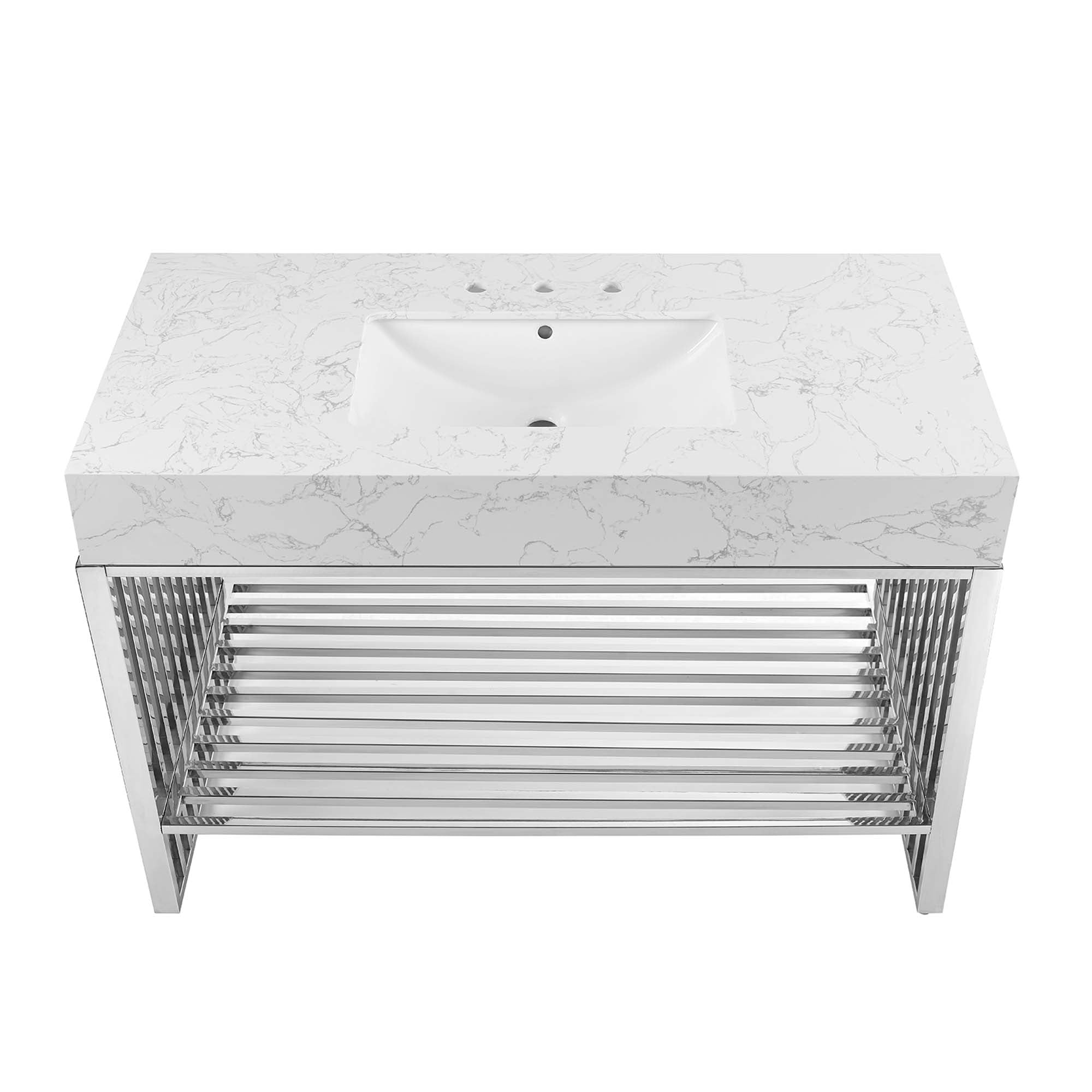 Gridiron 48" Bathroom Vanity by Modway