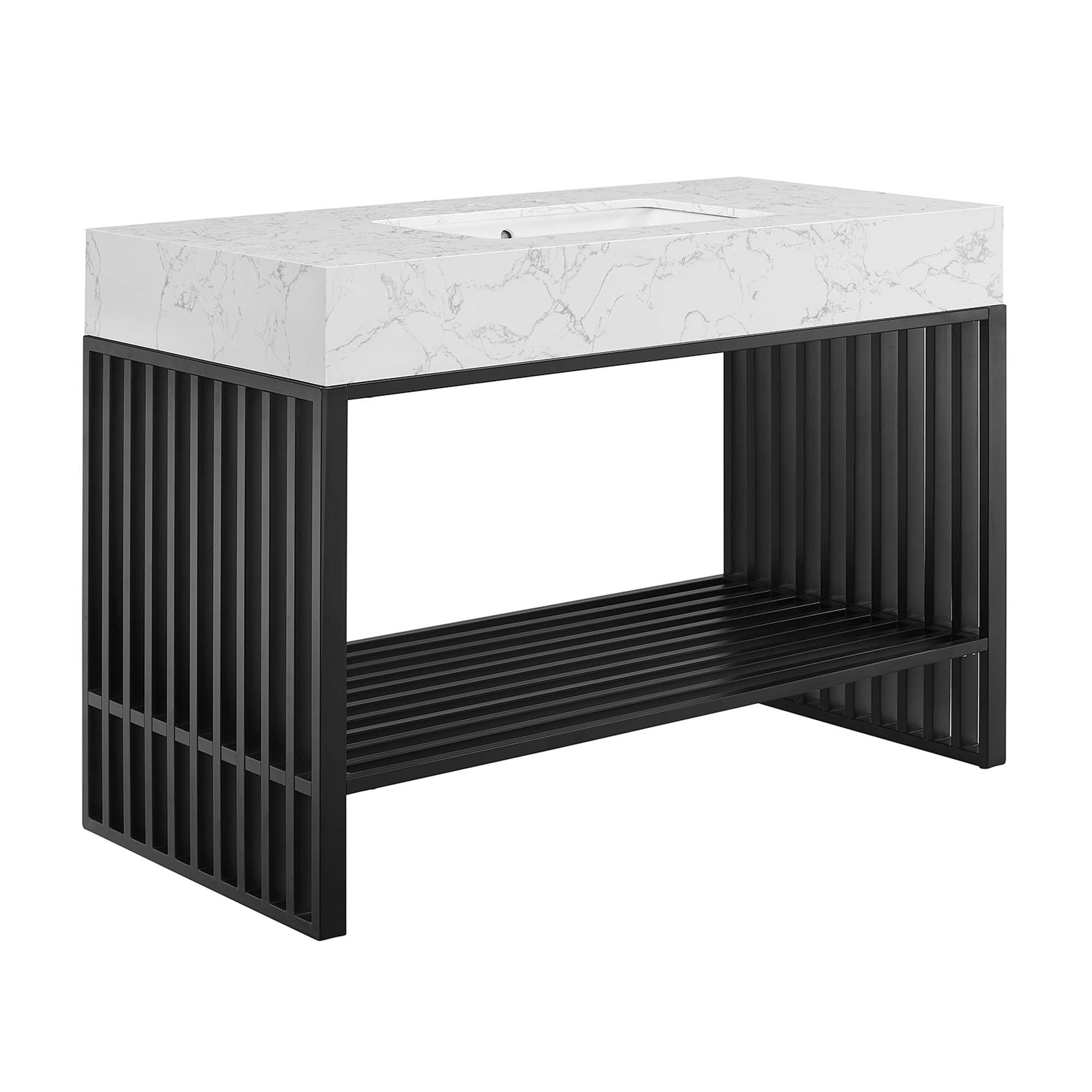 Gridiron 48" Bathroom Vanity by Modway