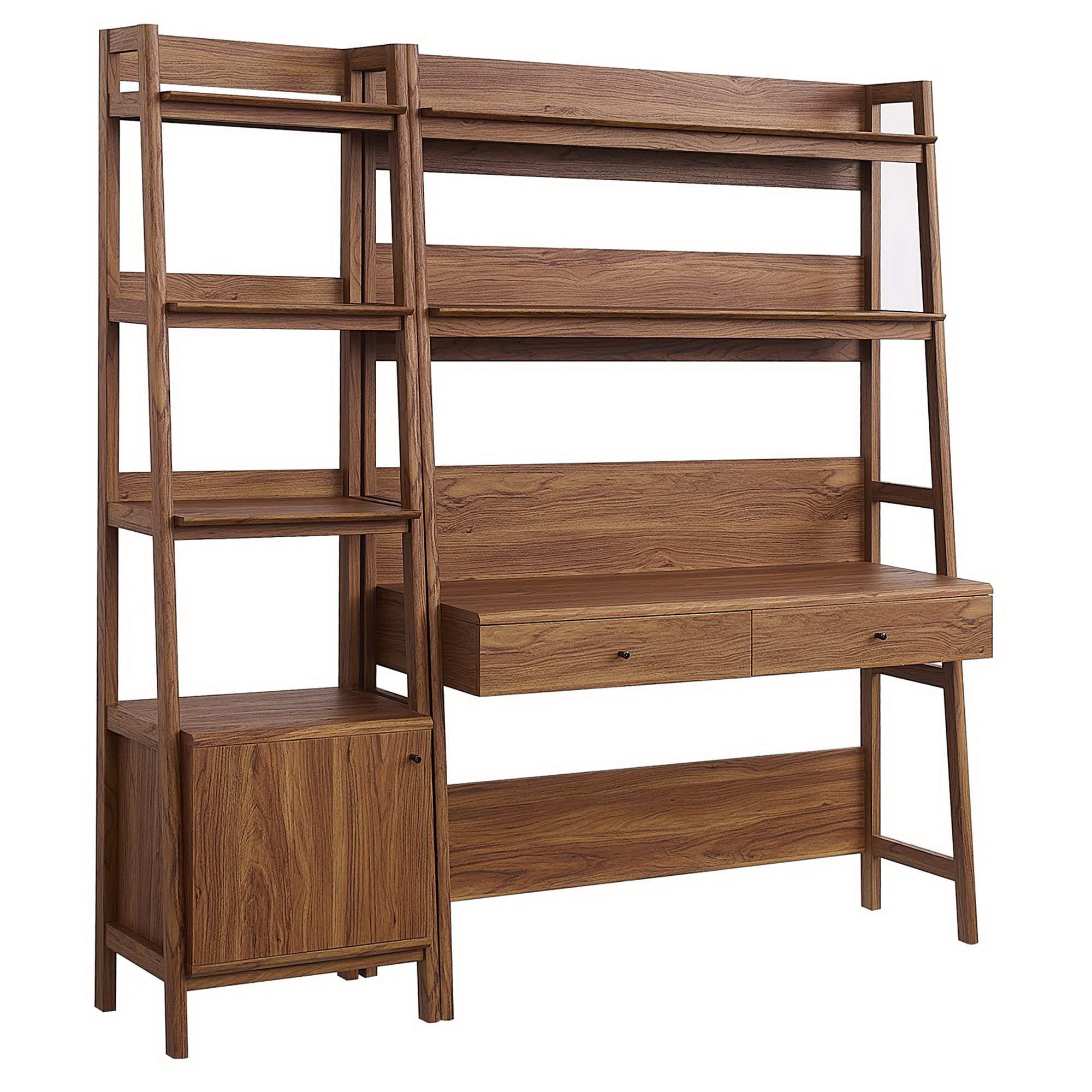 Bixby 2-Piece Wood Office Desk and Bookshelf by Modway