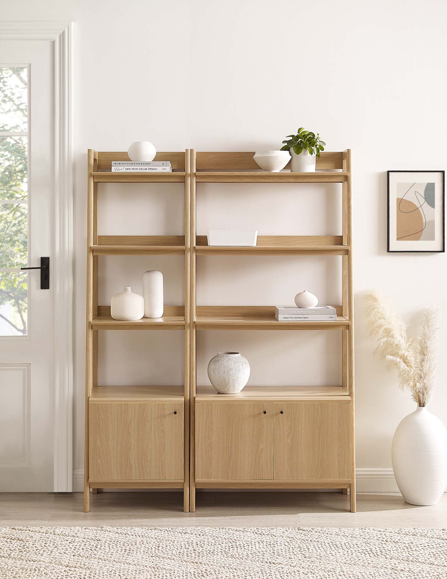 Bixby Wood Bookshelves Set of 2 by Modway