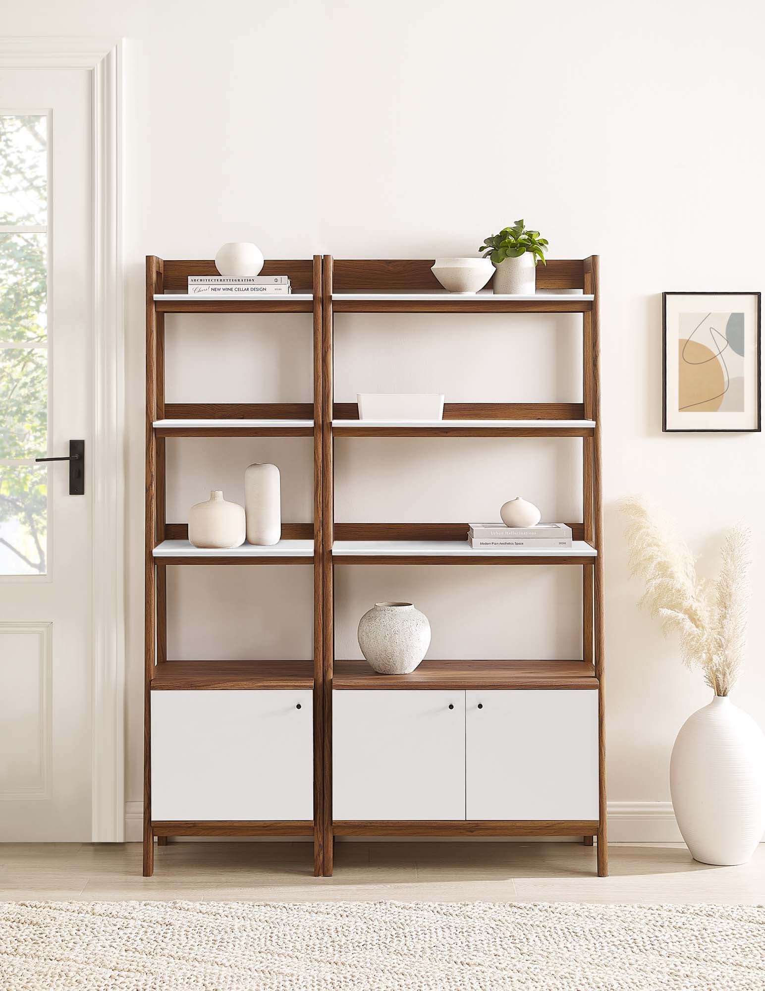 Bixby Wood Bookshelves Set of 2 by Modway