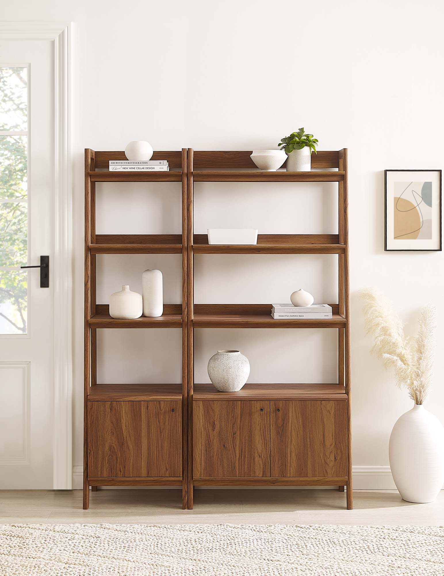Bixby Wood Bookshelves Set of 2 by Modway