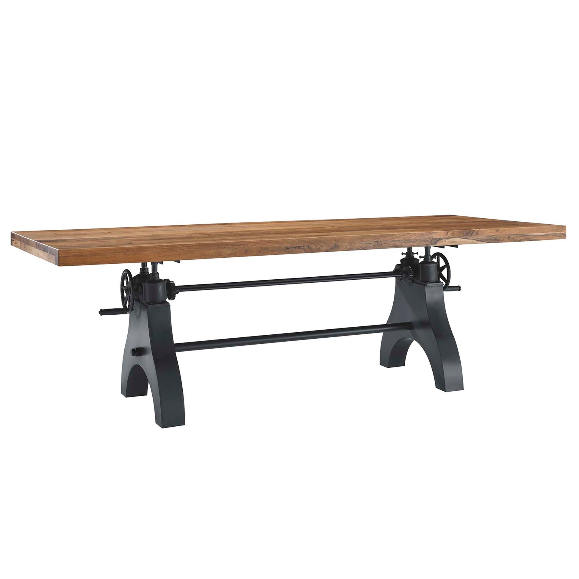 Genuine 96" Crank Adjustable Height Dining and Conference Table by Modway - Best Buy Furniture