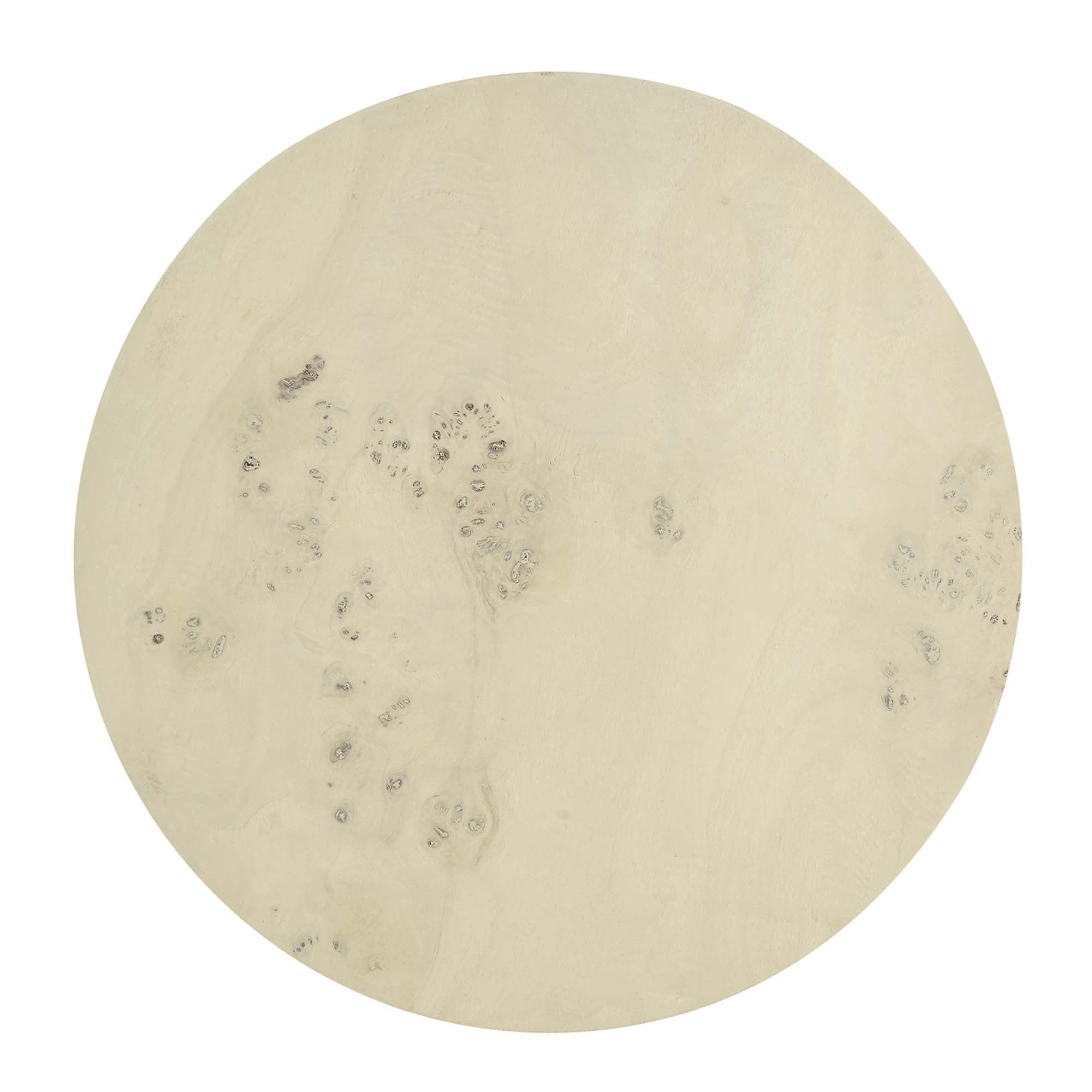 Cosmos 16" Round Burl Wood Side Table by Modway