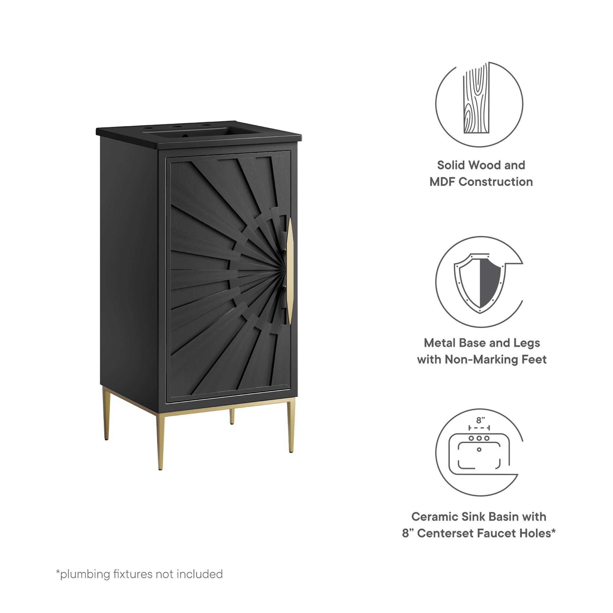 Awaken 18" Bathroom Vanity by Modway