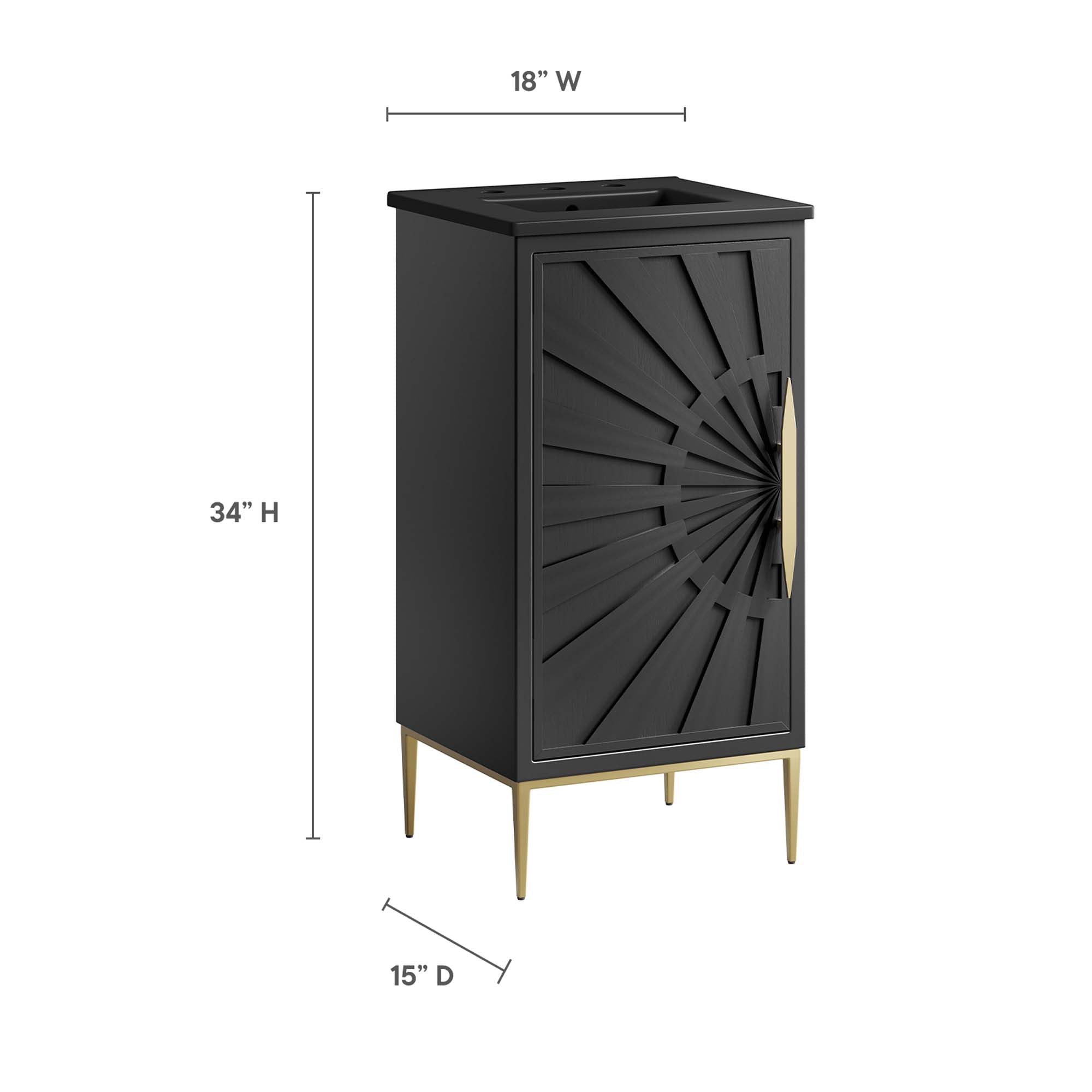Awaken 18" Bathroom Vanity by Modway