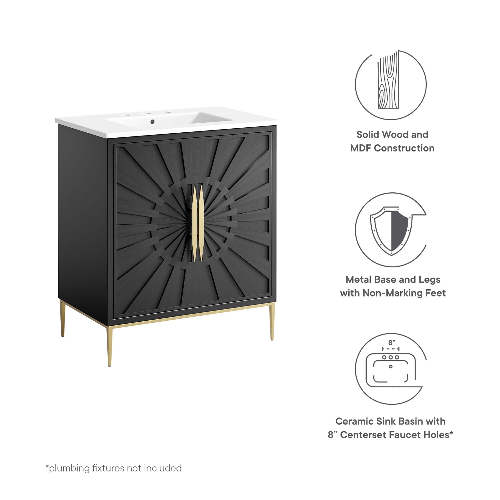 Awaken 30" Bathroom Vanity by Modway
