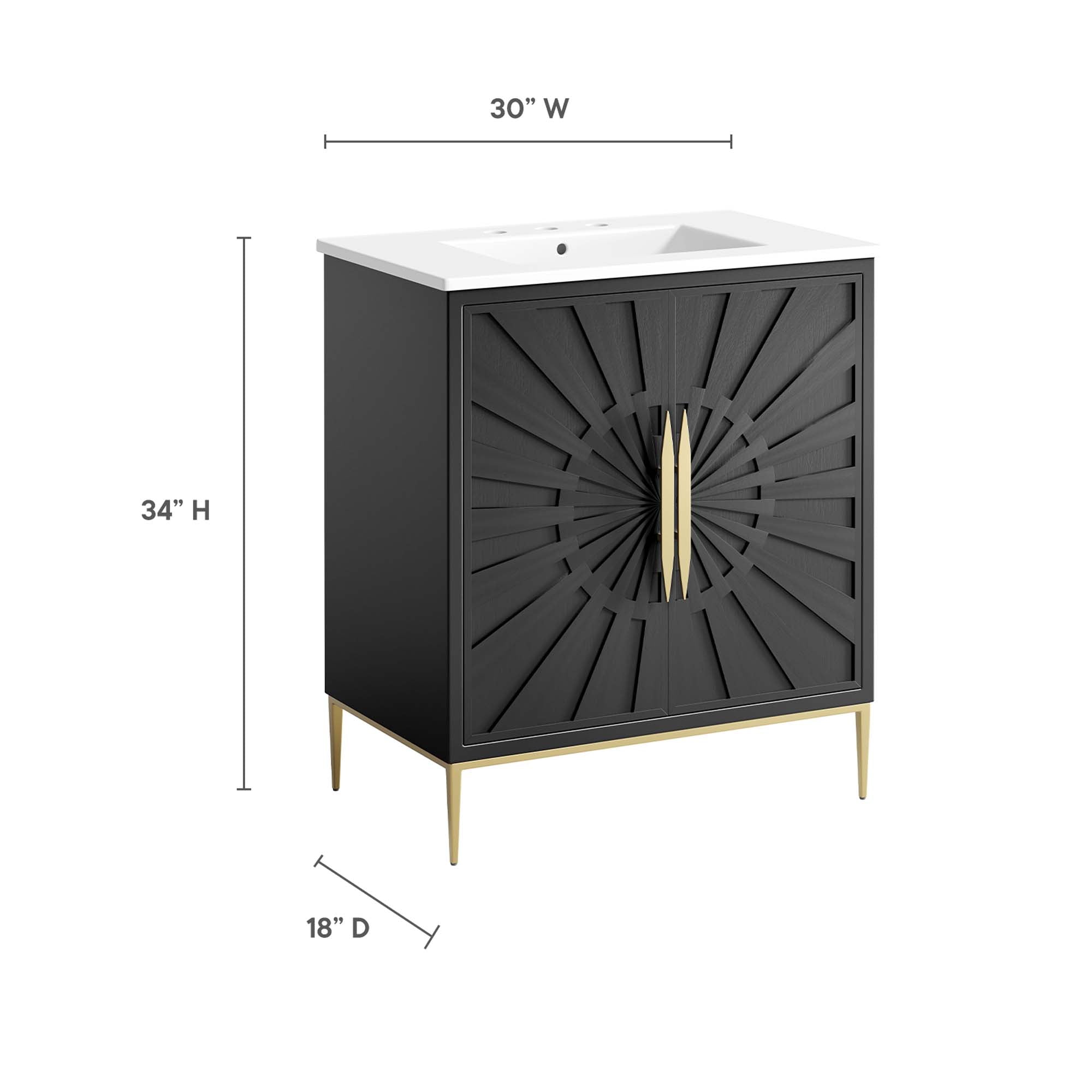 Awaken 30" Bathroom Vanity by Modway