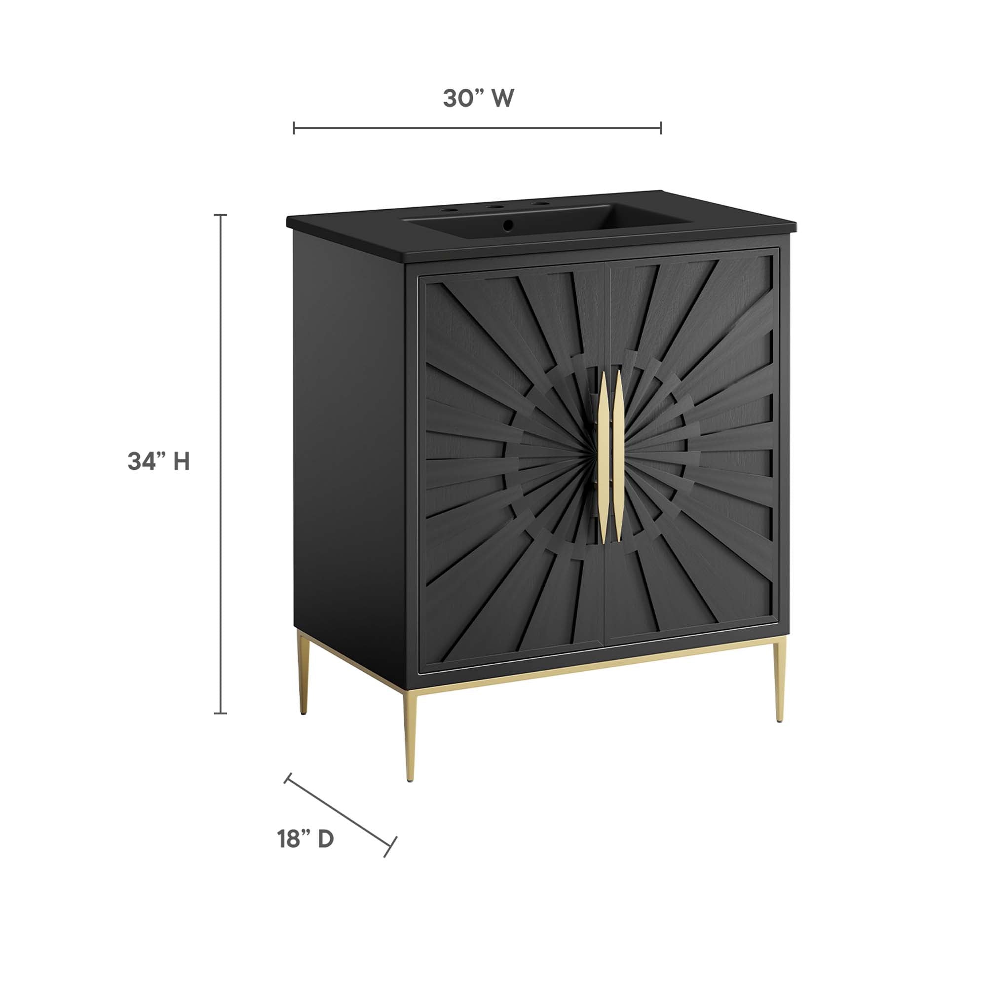 Awaken 30" Bathroom Vanity by Modway