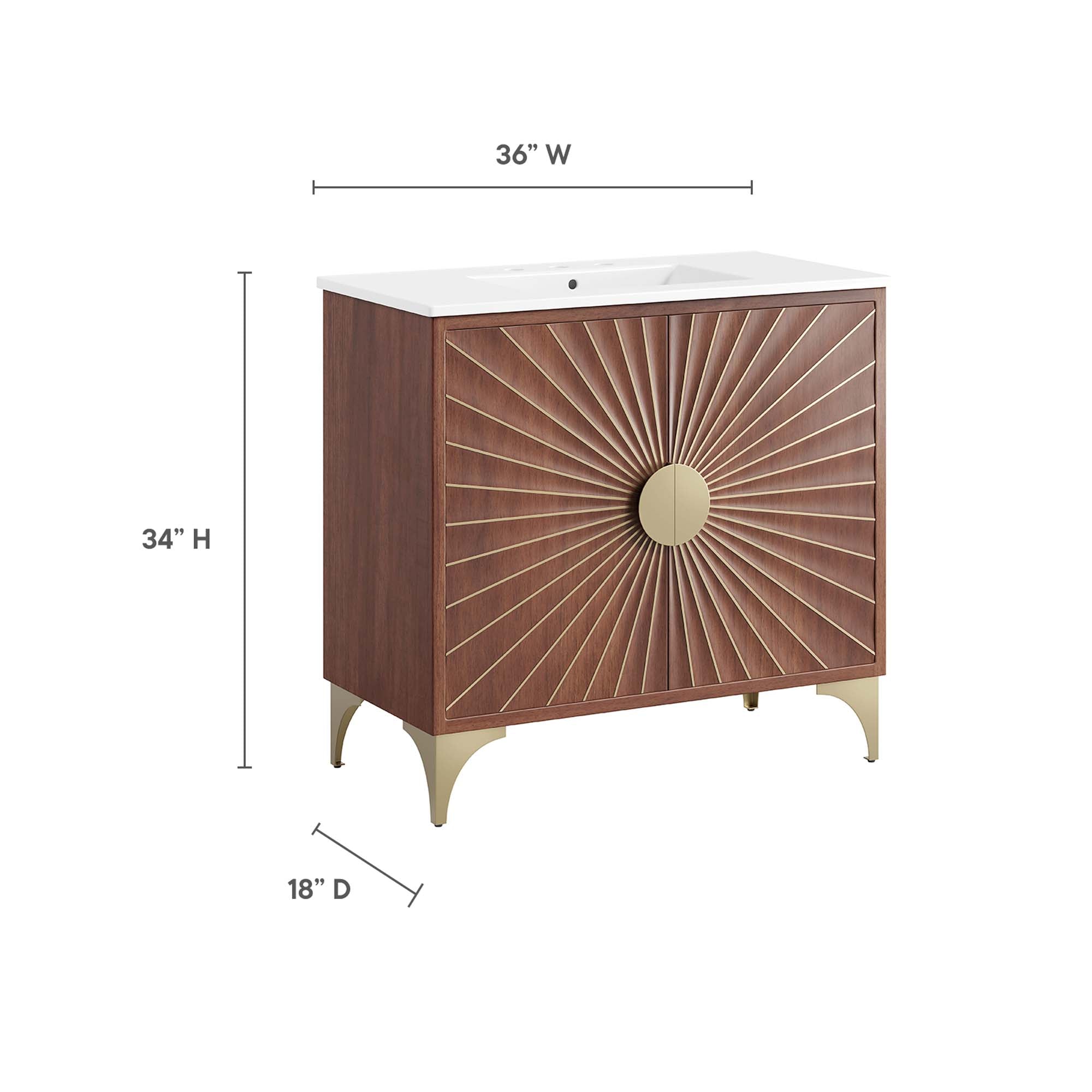 Daylight 36" Bathroom Vanity by Modway