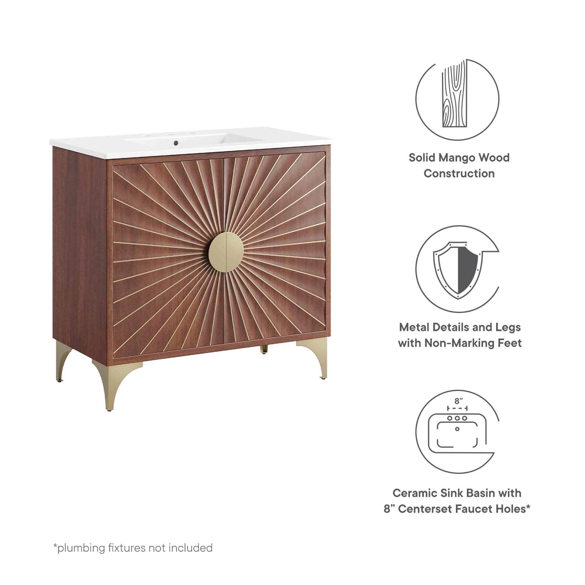 Daylight 36" Bathroom Vanity by Modway