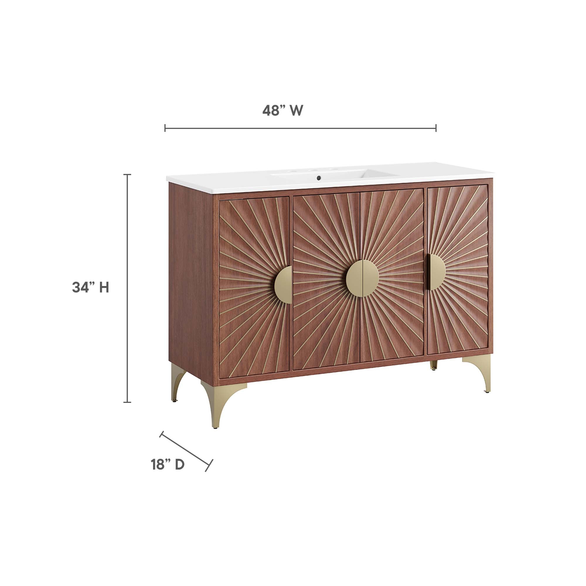 Daylight 48" Bathroom Vanity by Modway