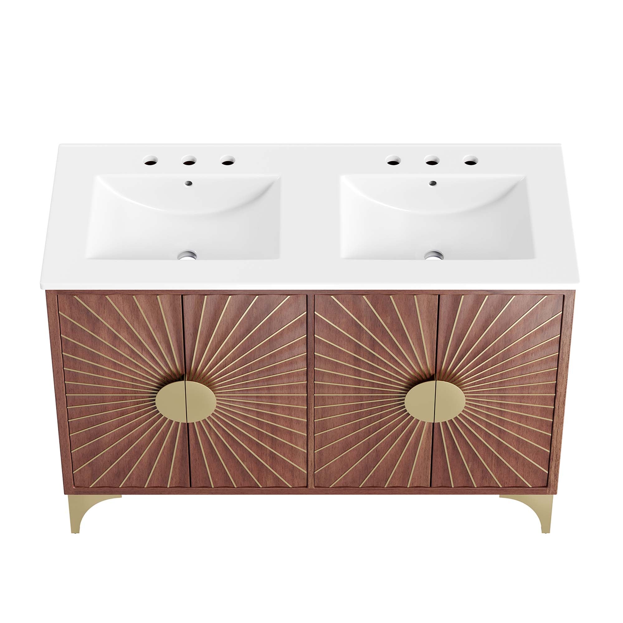 Daylight 48" Double Sink Bathroom Vanity by Modway