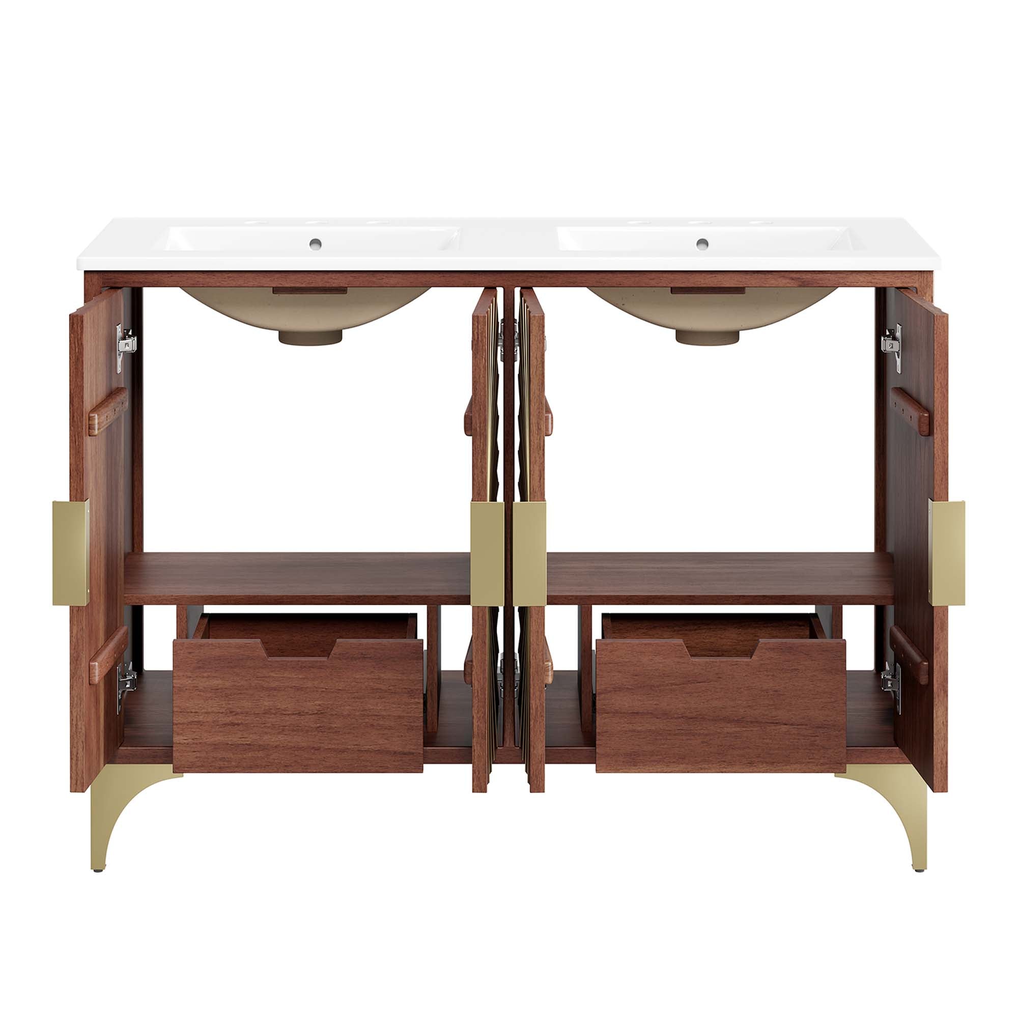 Daylight 48" Double Sink Bathroom Vanity by Modway