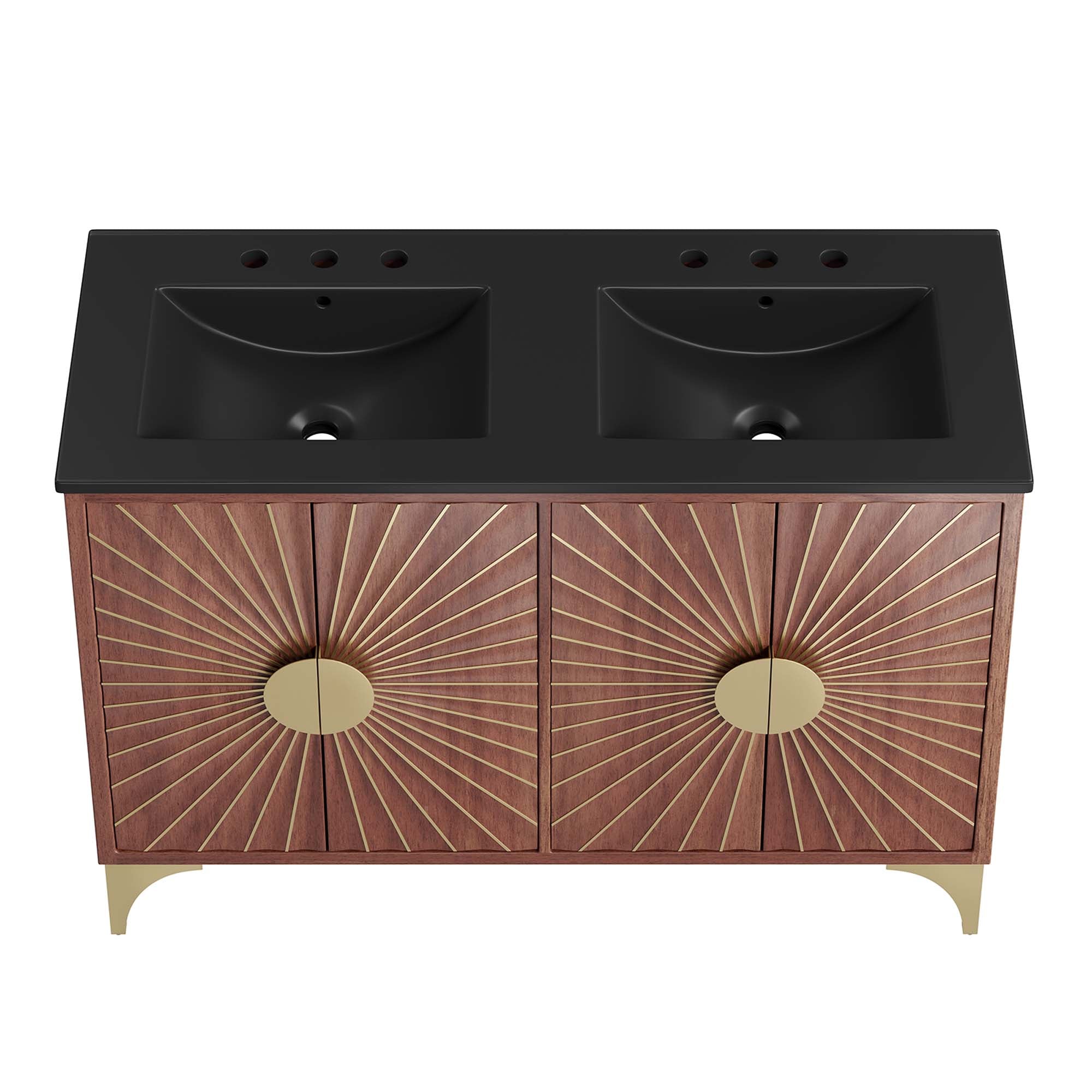 Daylight 48" Double Sink Bathroom Vanity by Modway