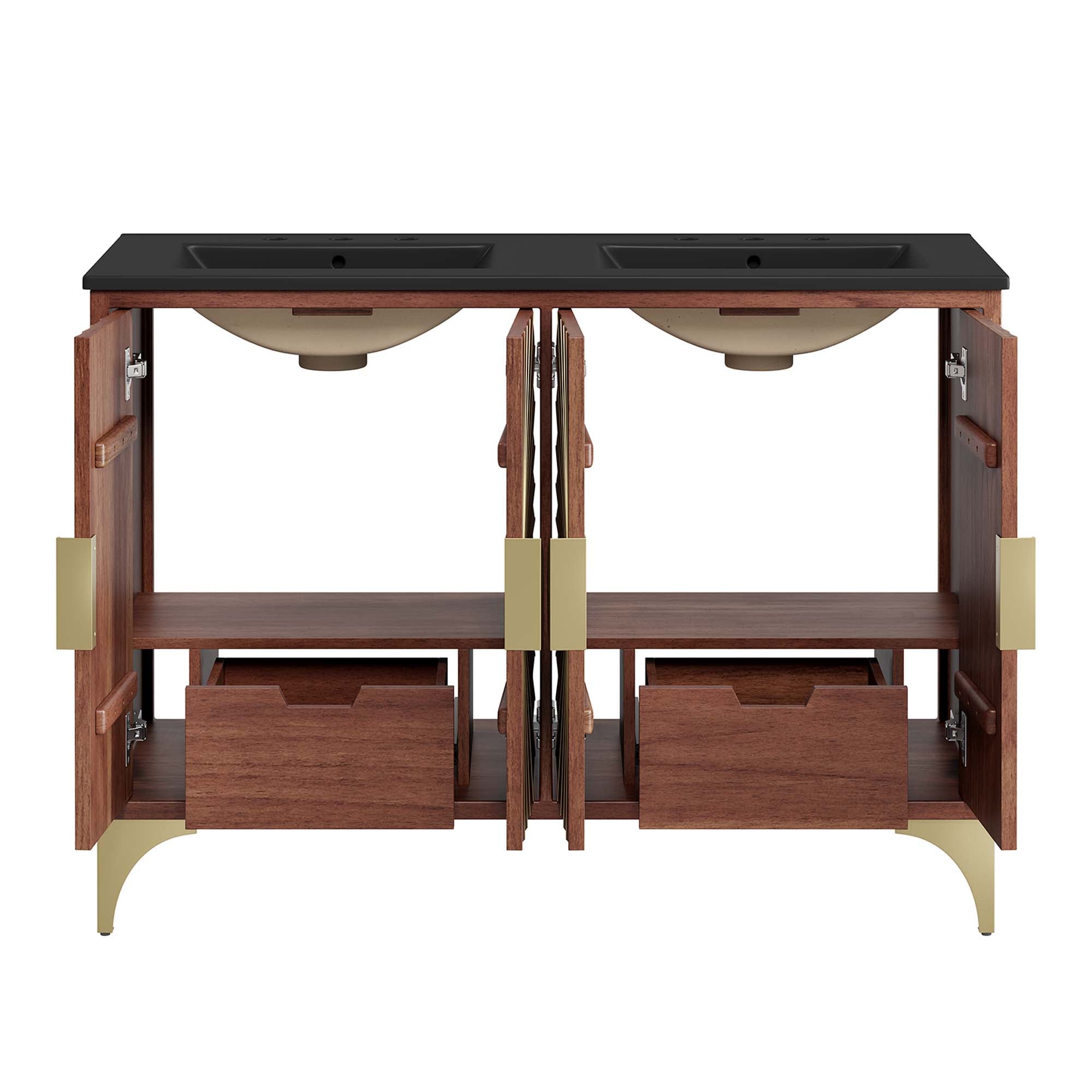 Daylight 48" Double Sink Bathroom Vanity by Modway