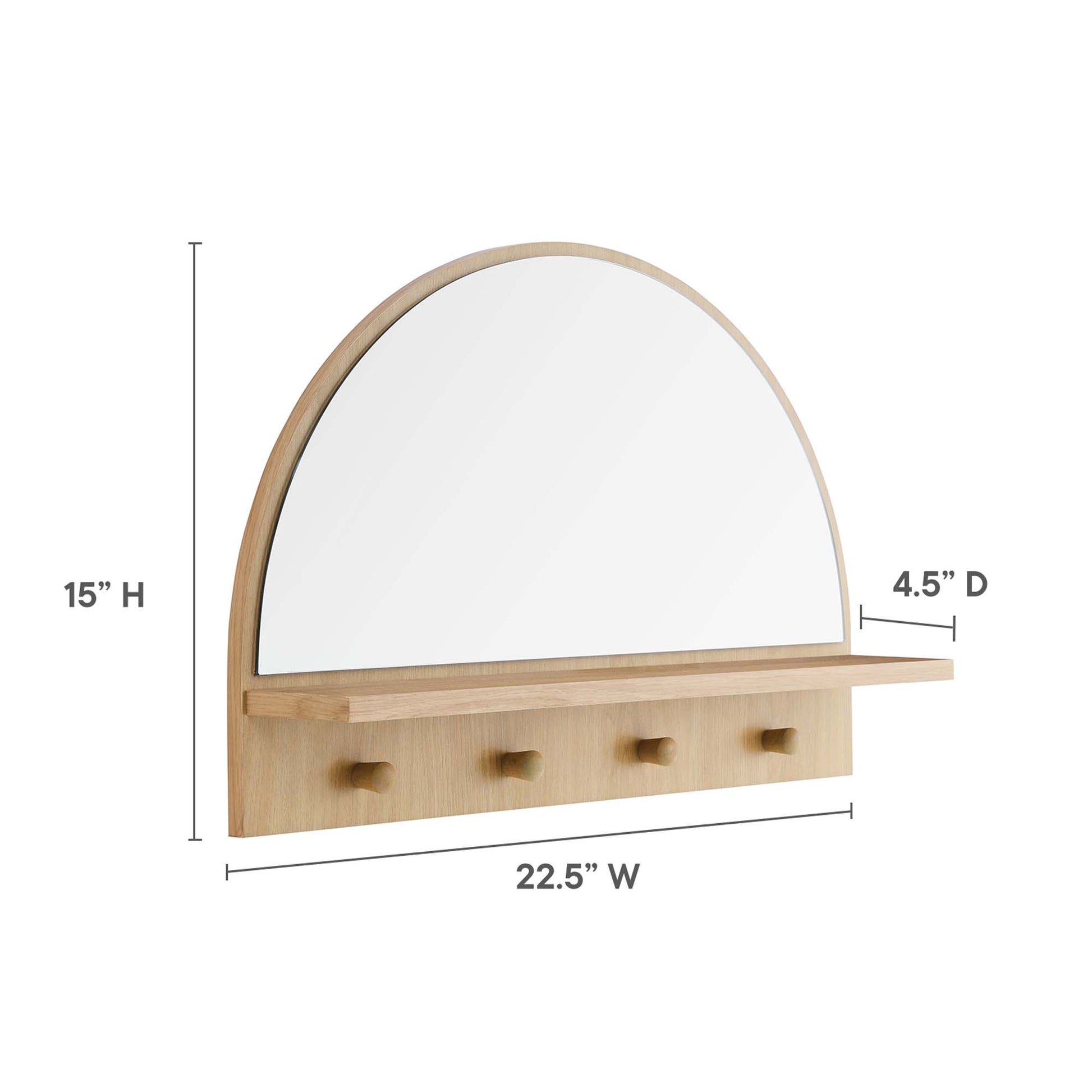 Moonbeam Arched Mirror by Modway - Best Buy Furniture