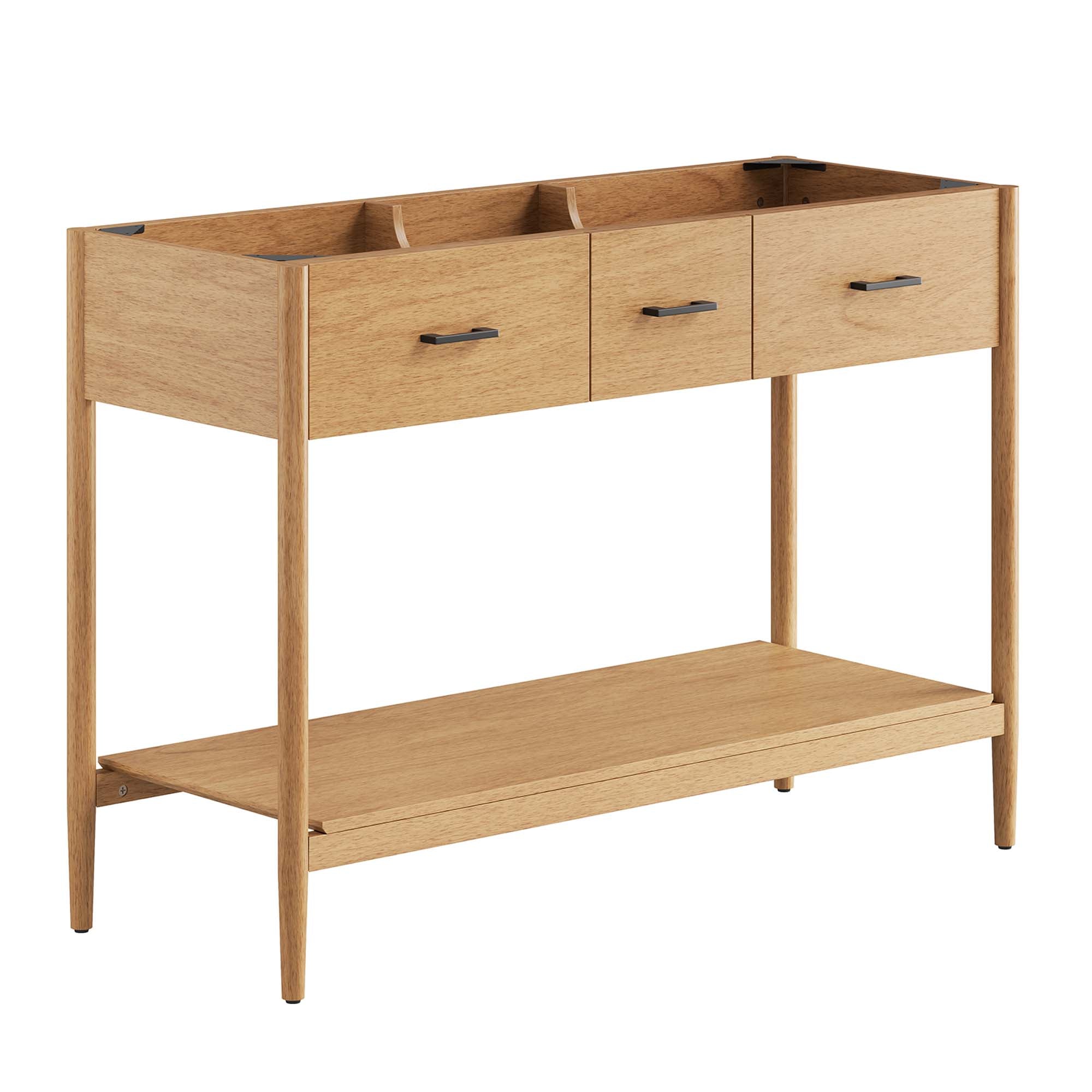 Zaire 48� Double Sink Compatible Bathroom Vanity Cabinet (Sink Basin Not Included) by Modway