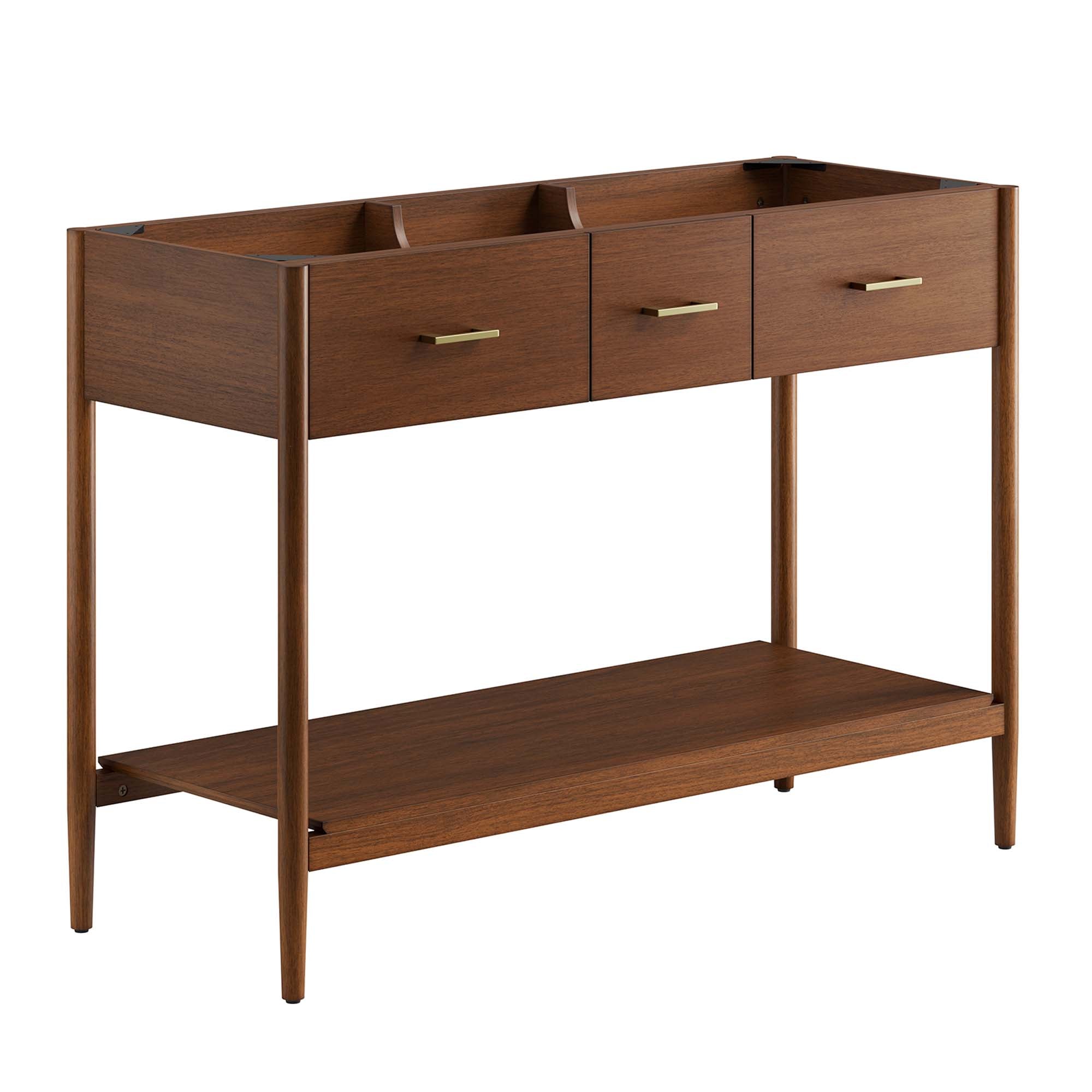 Zaire 48� Double Sink Compatible Bathroom Vanity Cabinet (Sink Basin Not Included) by Modway
