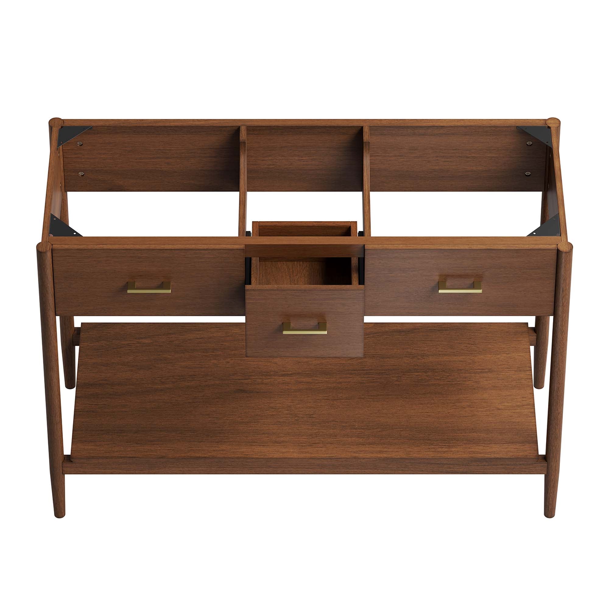 Zaire 48� Double Sink Compatible Bathroom Vanity Cabinet (Sink Basin Not Included) by Modway