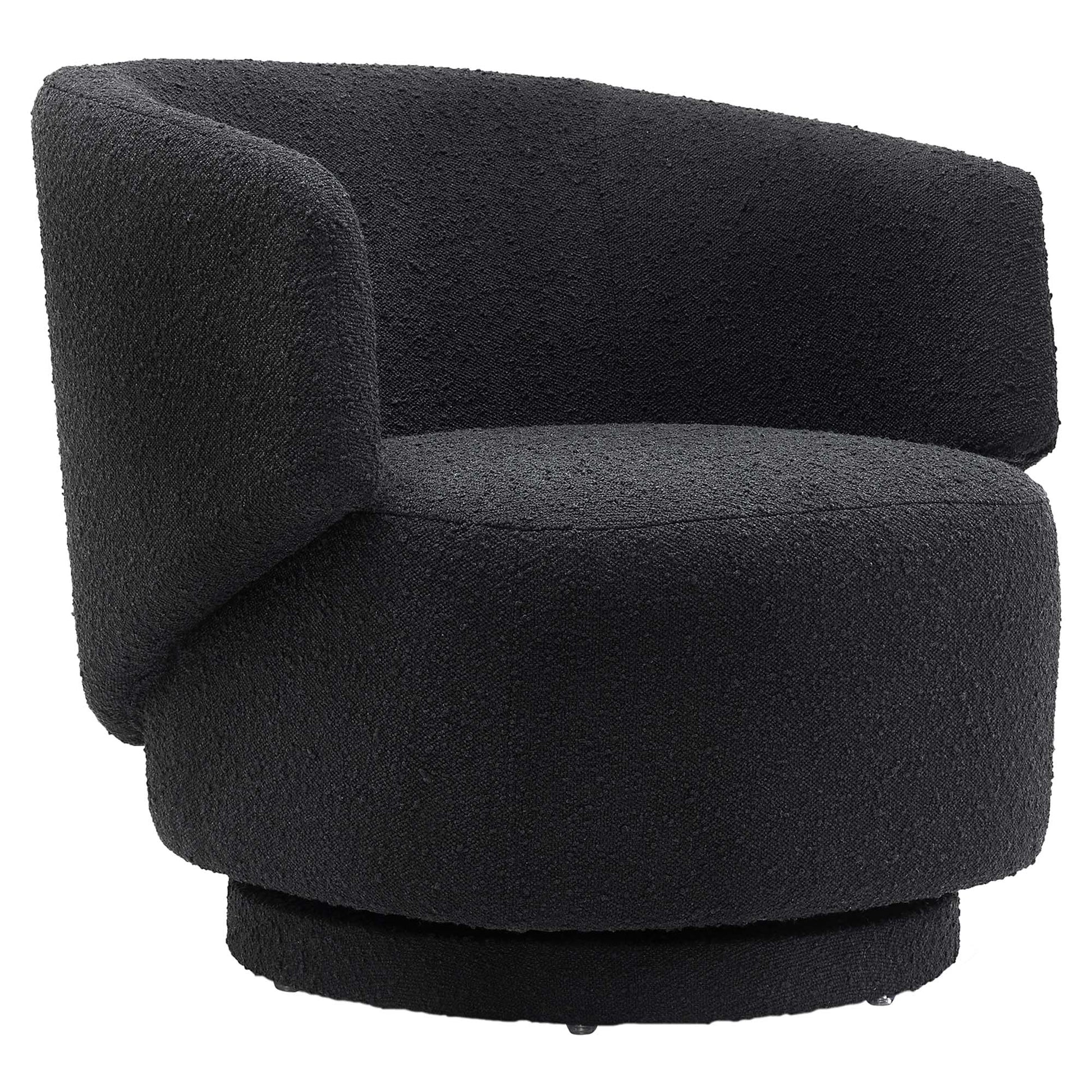 Celestia Boucle Fabric Swivel Chair - Best Buy Furniture