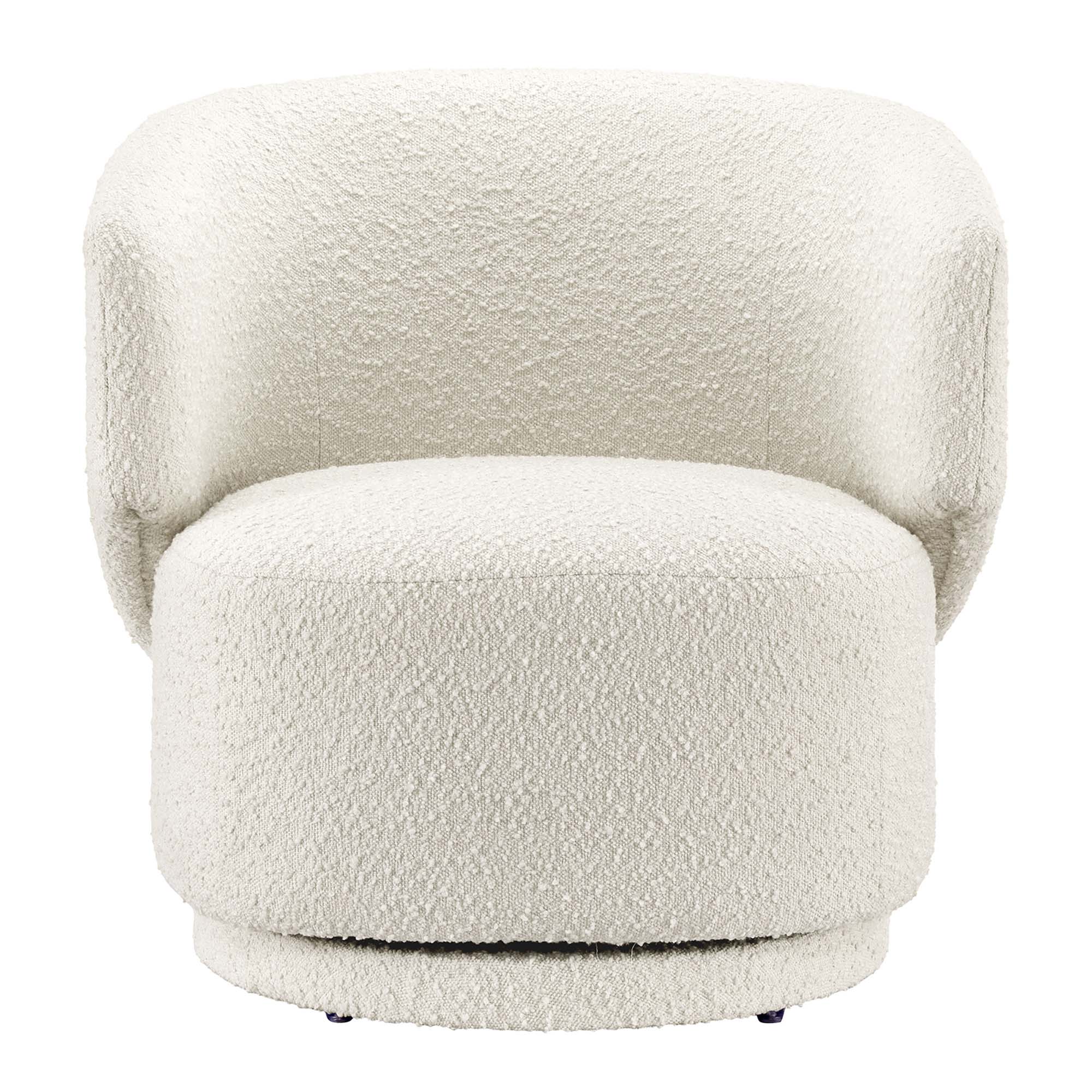 Celestia Boucle Fabric Swivel Chair by Modway