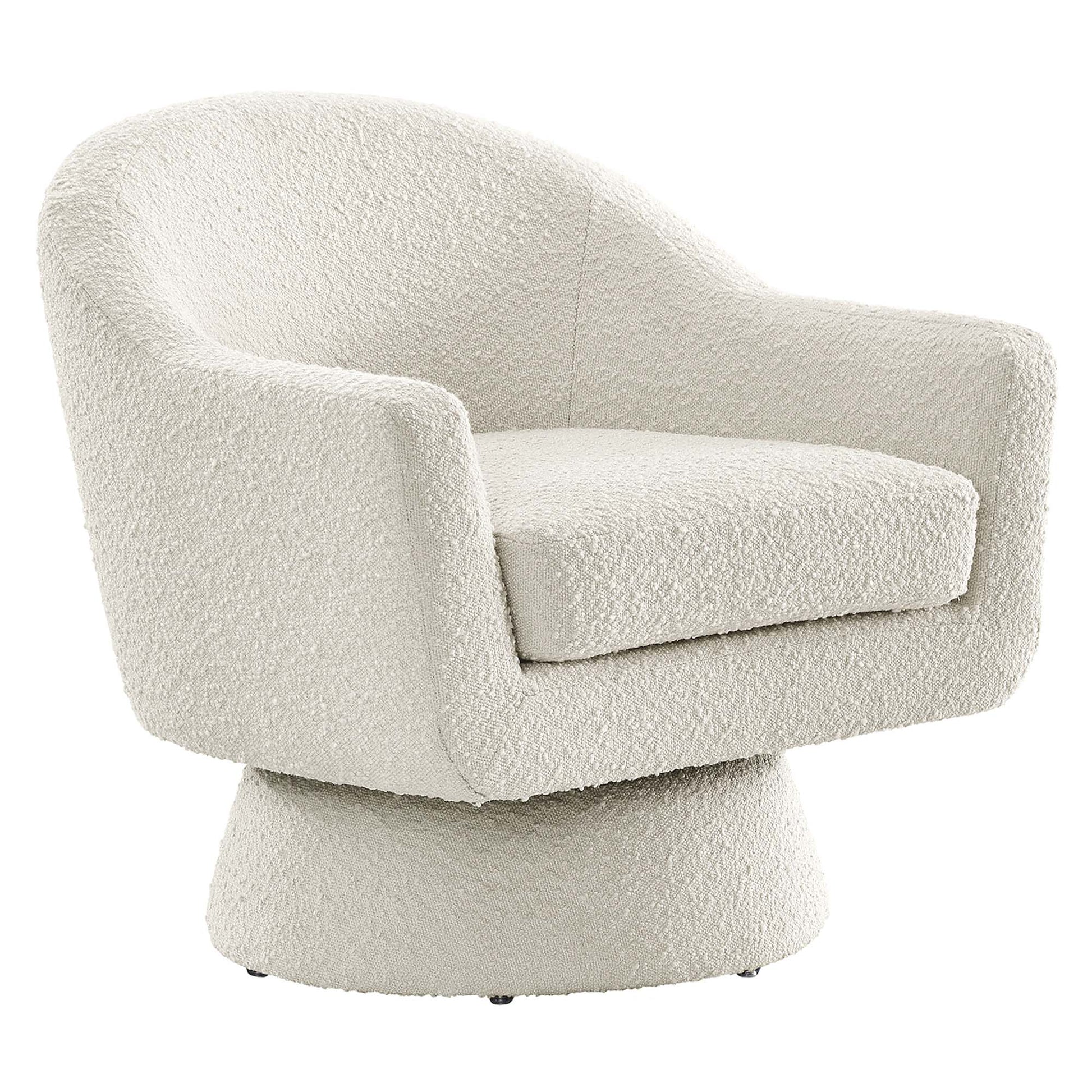 Astral Boucle Fabric Swivel Chair - Best Buy Furniture