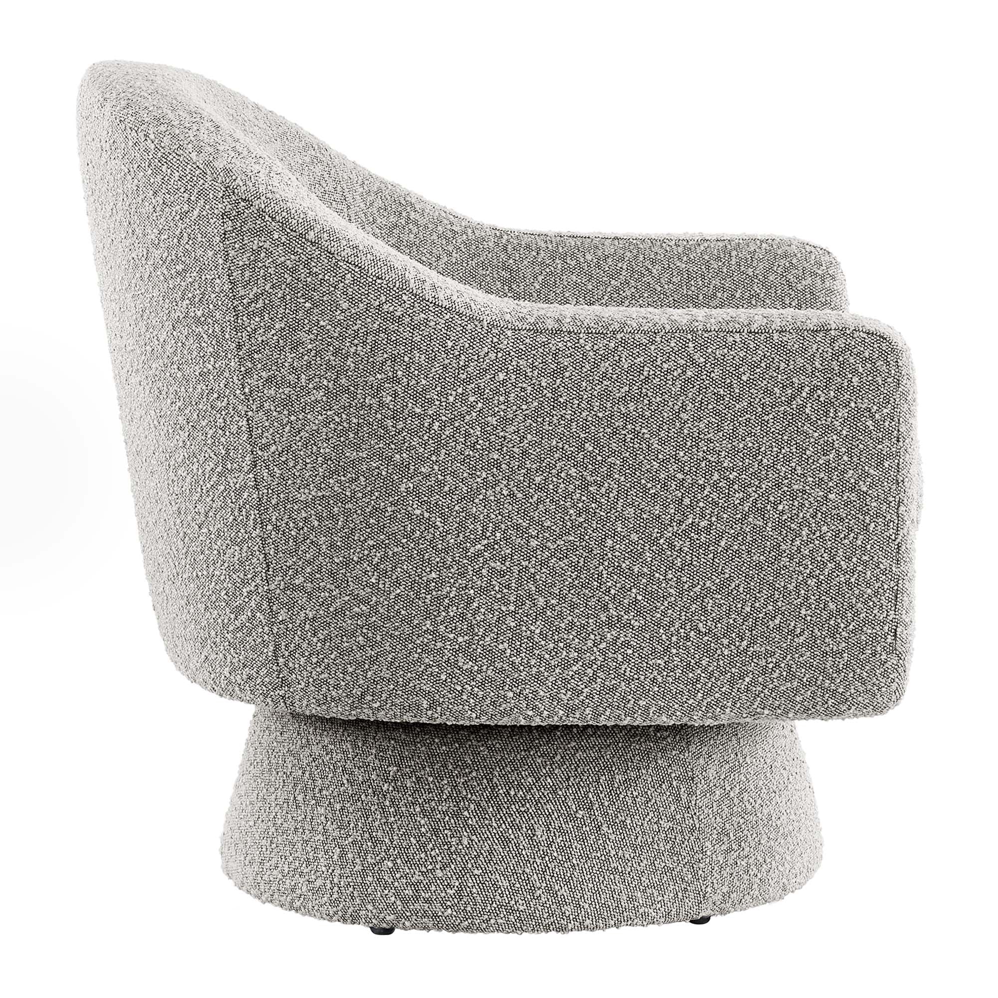 Astral Boucle Fabric Swivel Chair by Modway