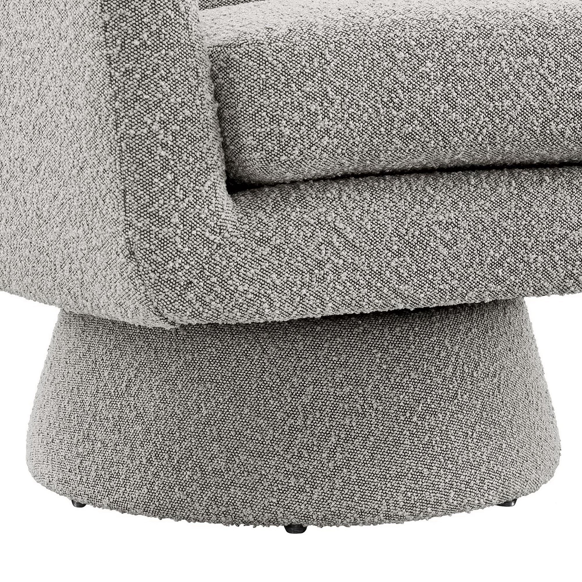 Astral Boucle Fabric Swivel Chair by Modway