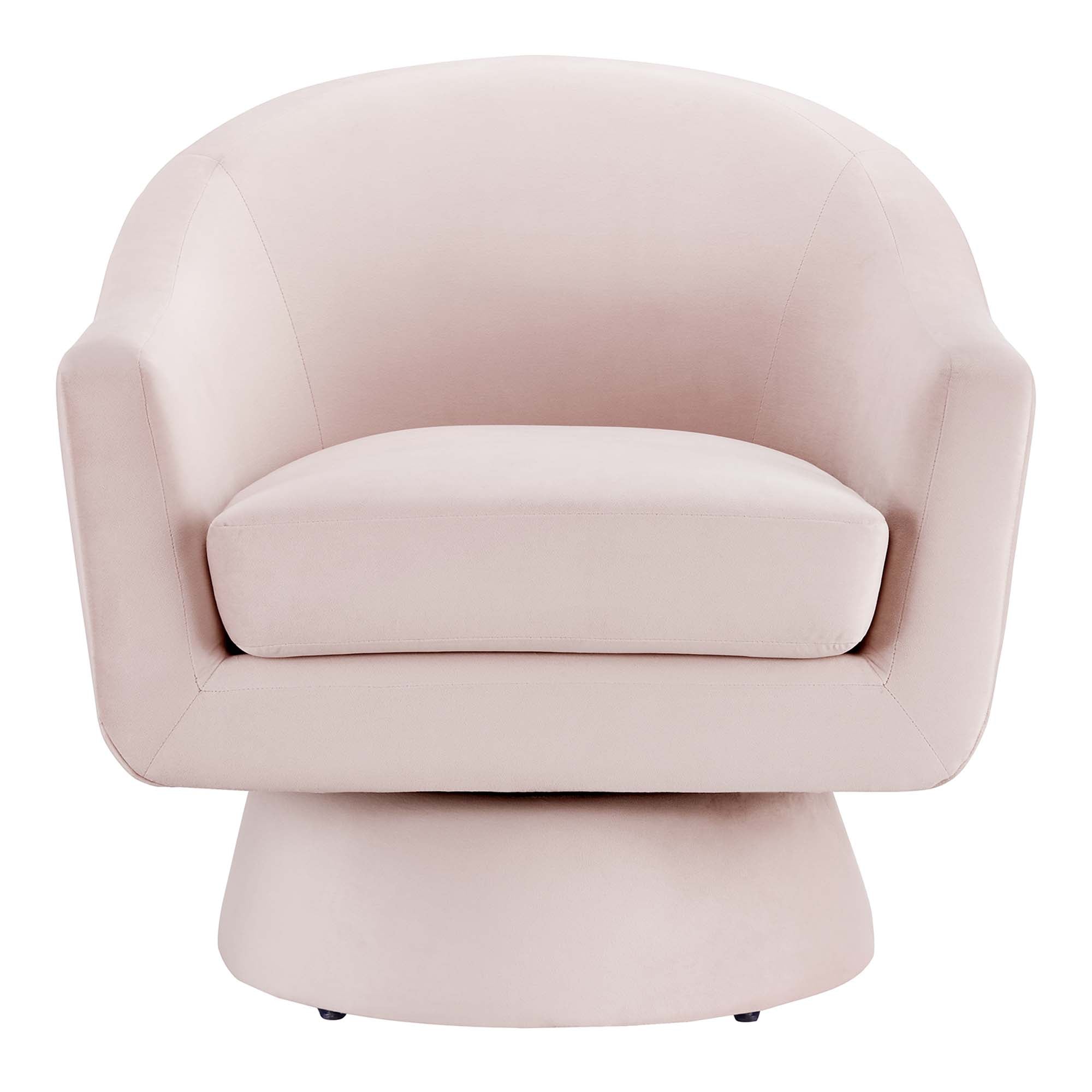Astral Performance Velvet Fabric and Wood Swivel Chair by Modway