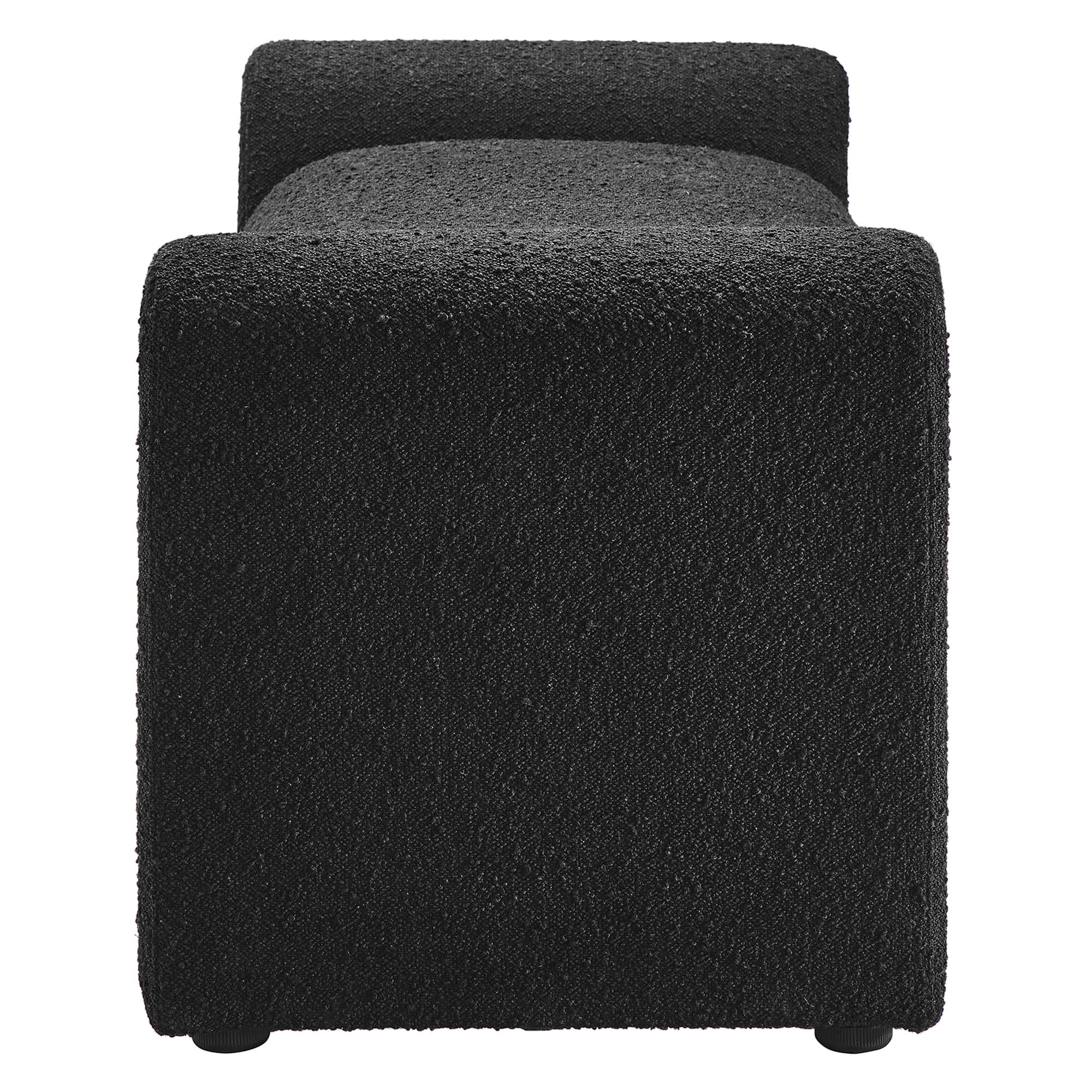 Waverly Boucle Fabric Bench by Modway