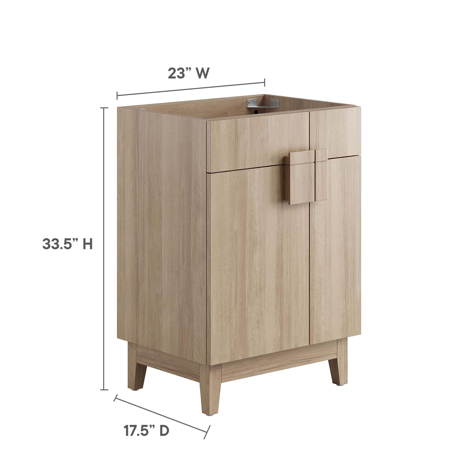 Miles 24� Bathroom Vanity Cabinet (Sink Basin Not Included) by Modway - Best Buy Furniture