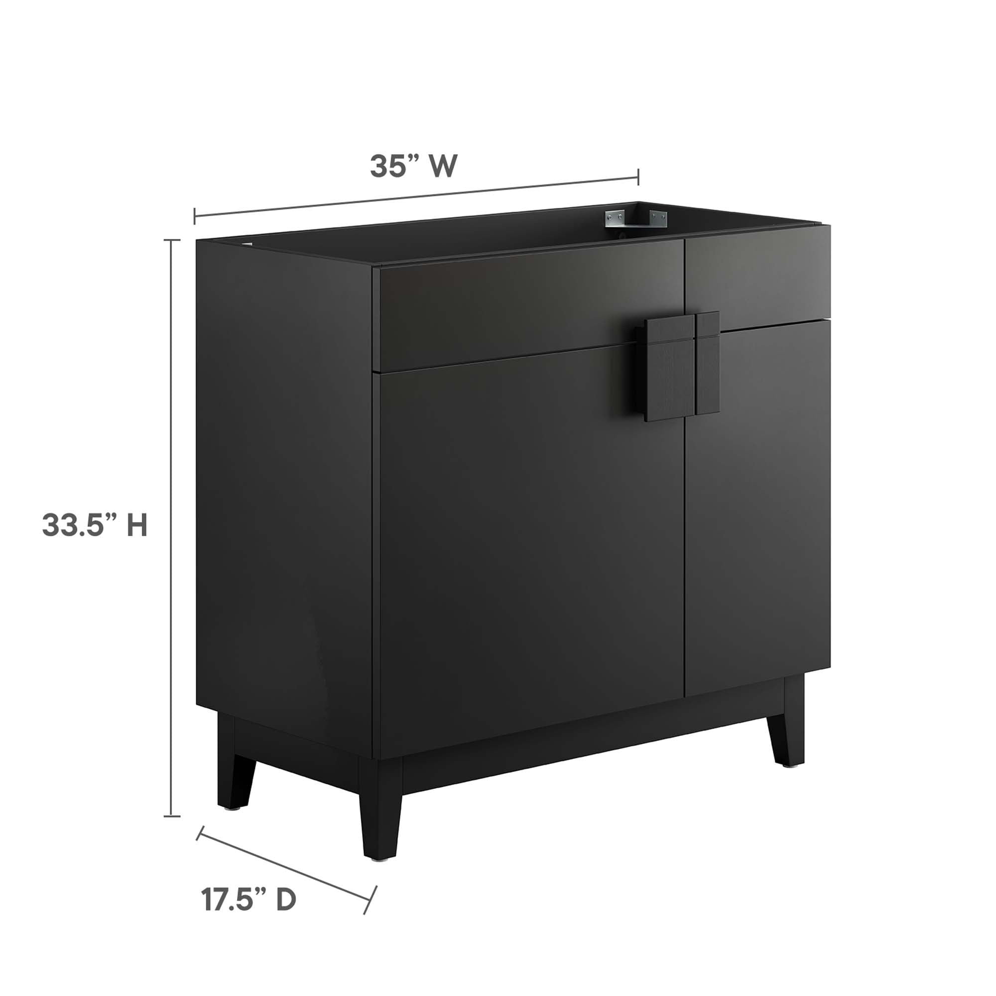 Miles 36� Bathroom Vanity Cabinet (Sink Basin Not Included) by Modway - Best Buy Furniture