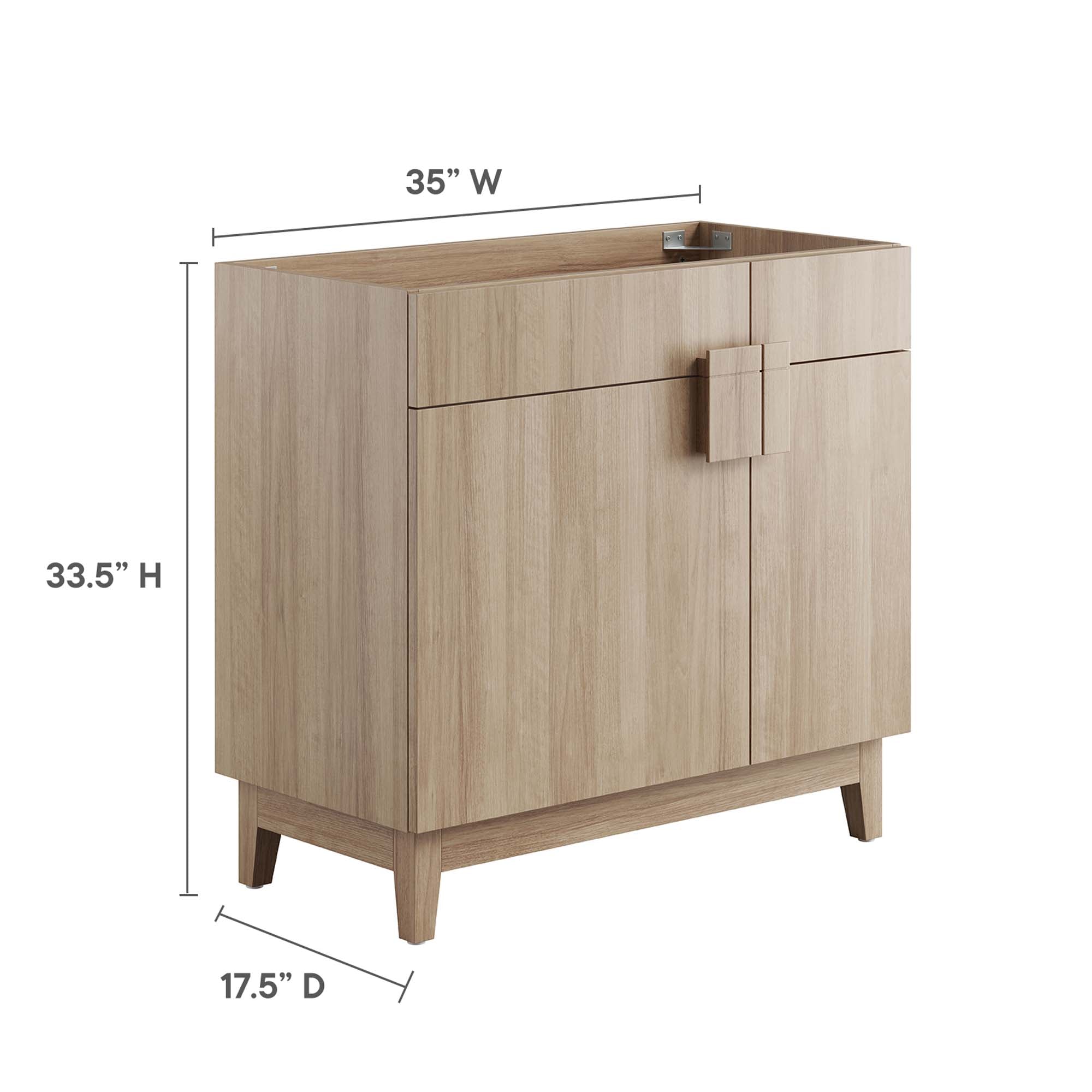 Miles 36� Bathroom Vanity Cabinet (Sink Basin Not Included) by Modway - Best Buy Furniture