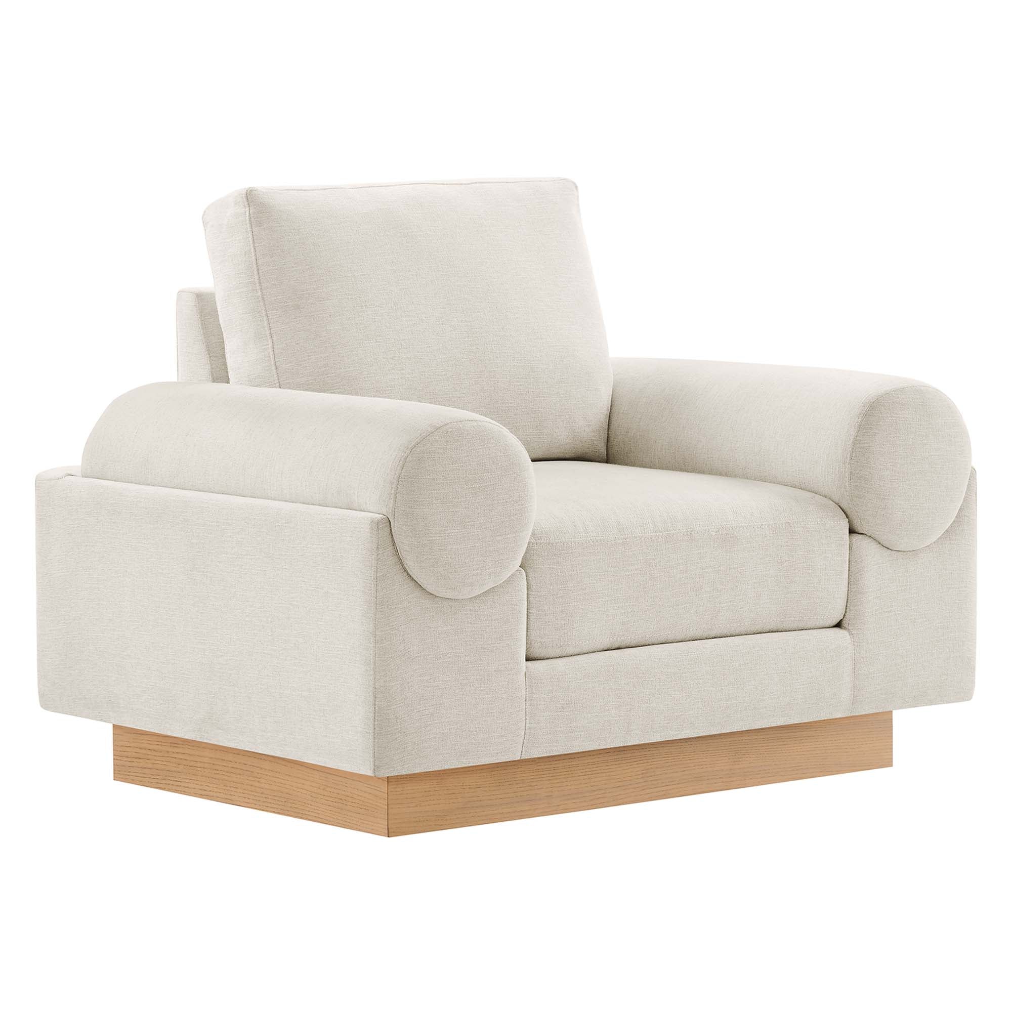 Oasis Upholstered Fabric Armchair by Modway - Best Buy Furniture