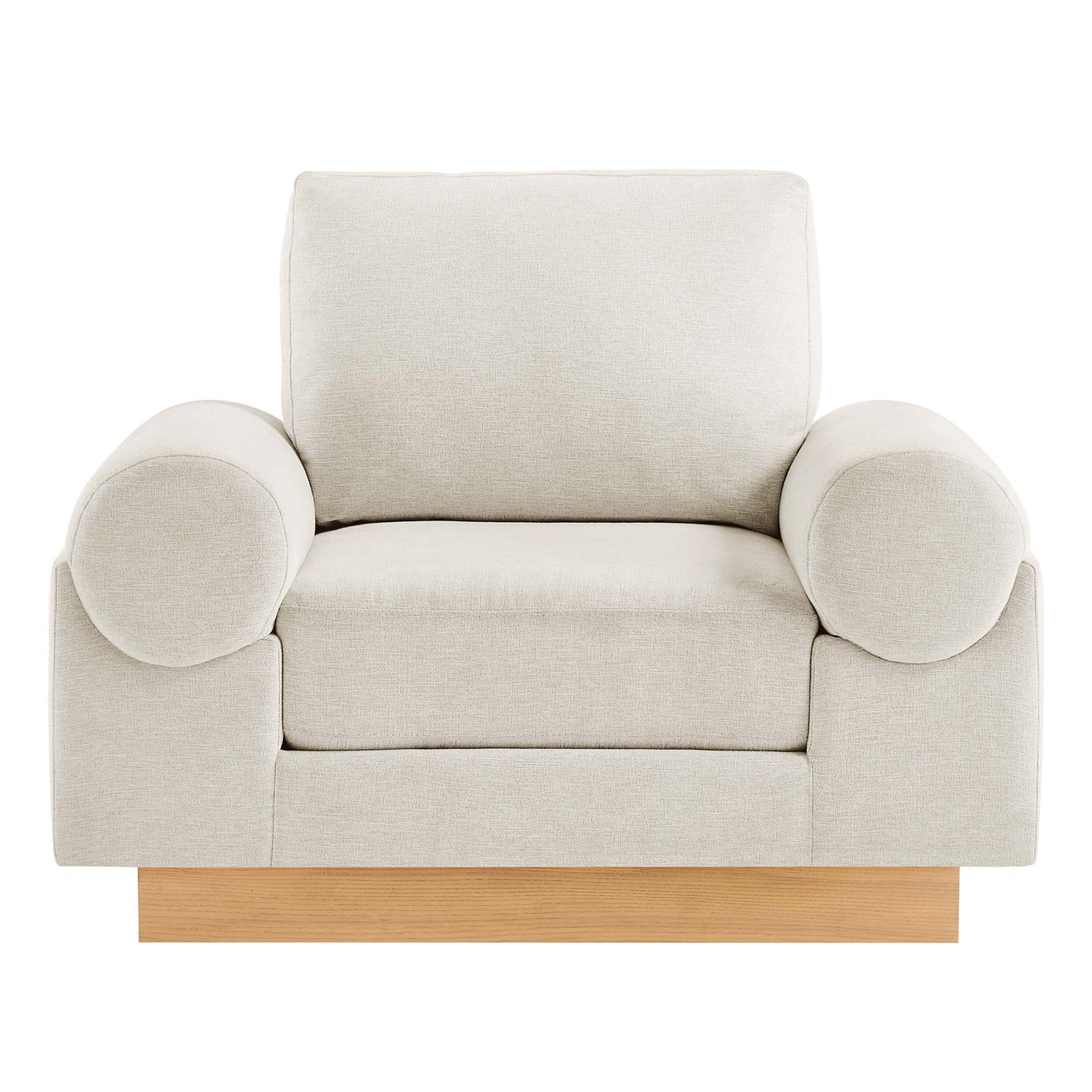 Oasis Upholstered Fabric Armchair by Modway - Best Buy Furniture