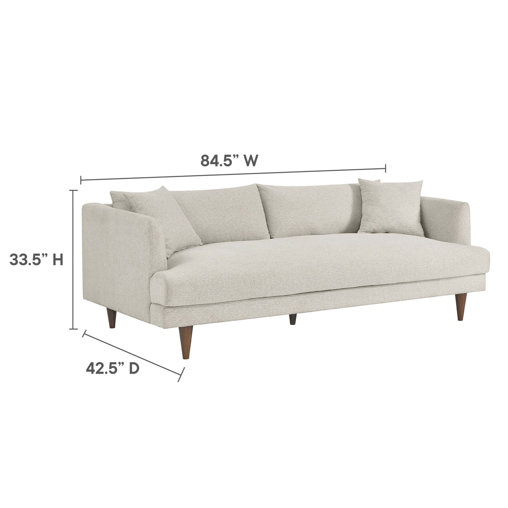 Zoya Down Filled Overstuffed Sofa by Modway
