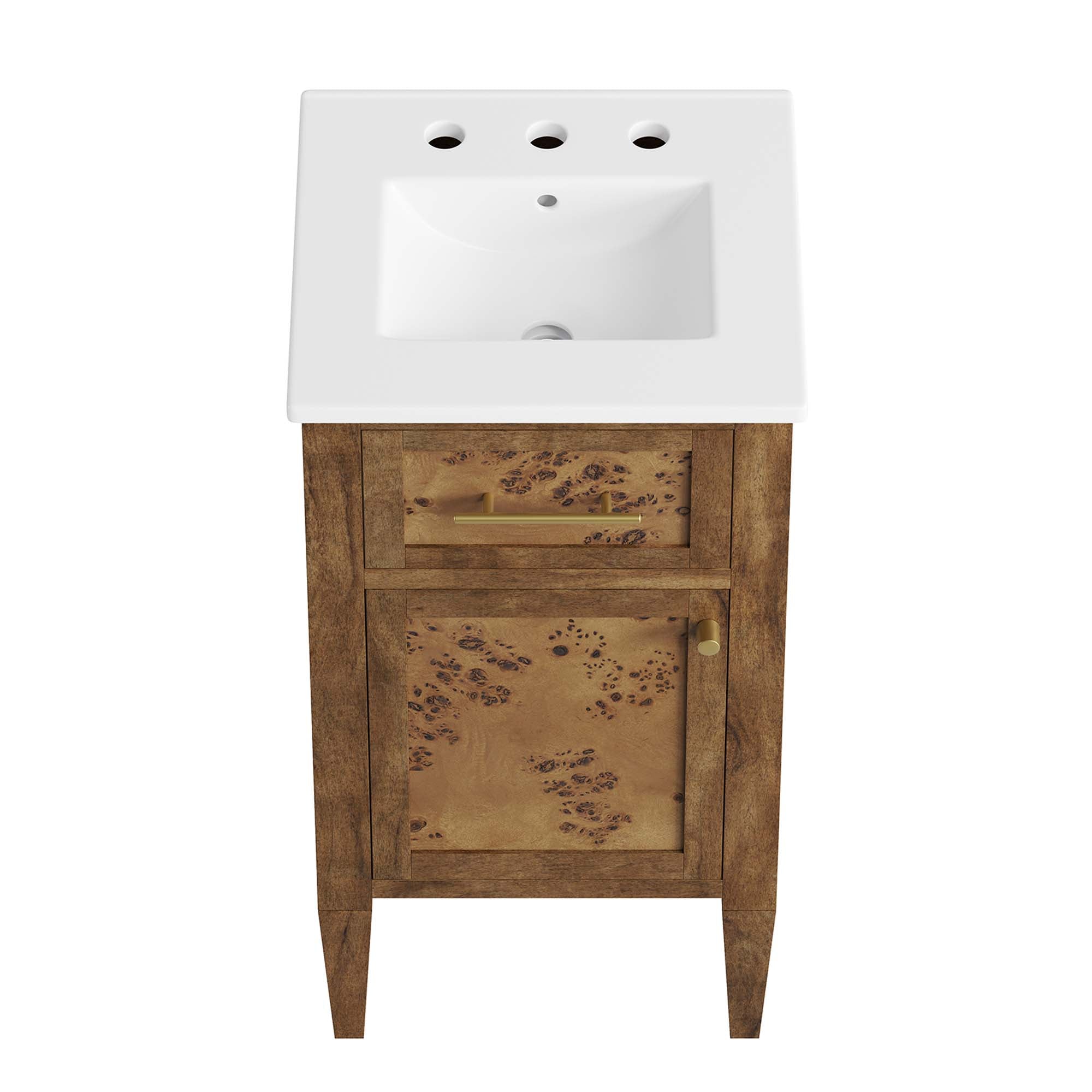 Elysian 18" Wood Bathroom Vanity by Modway