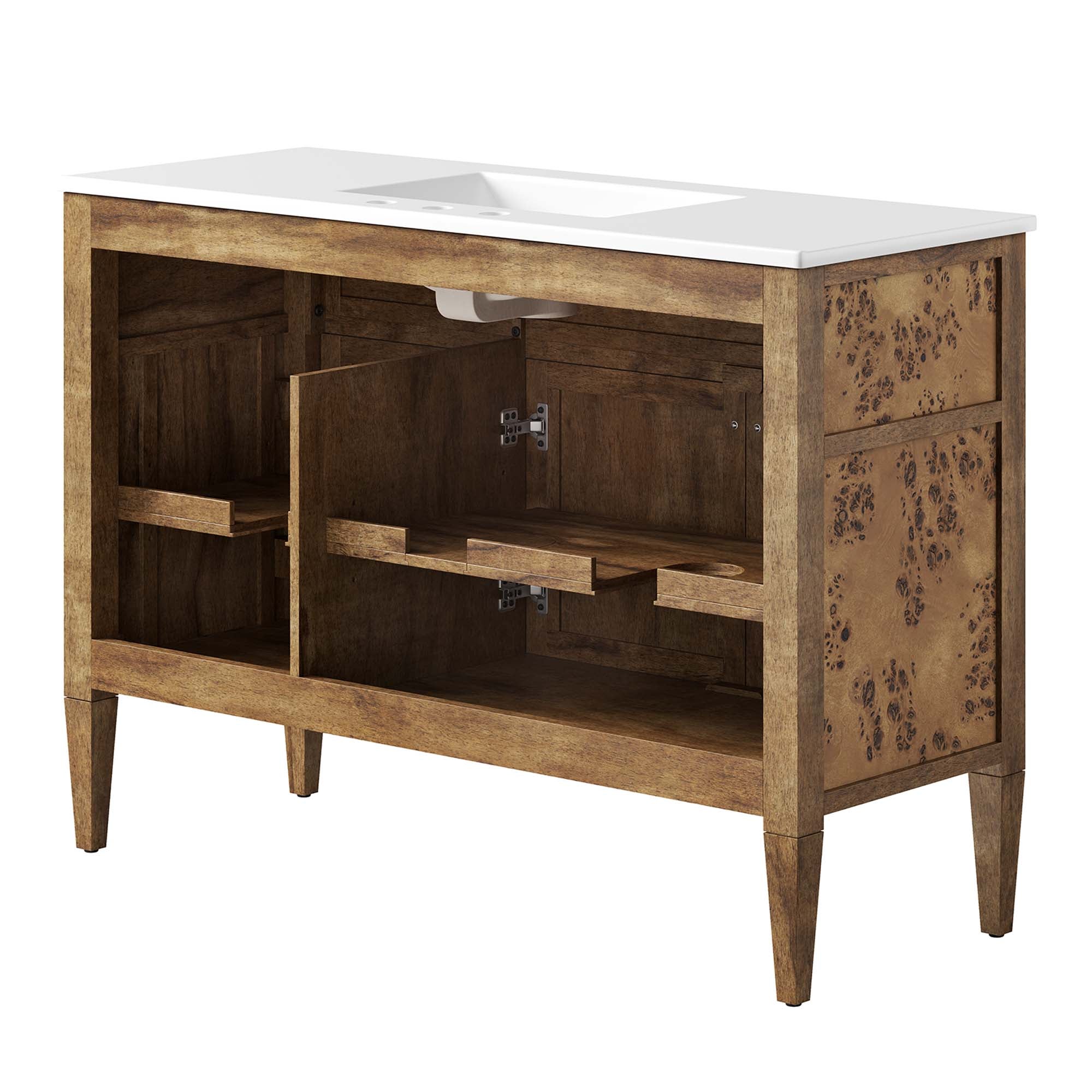 Elysian 48" Wood Single Sink Bathroom Vanity by Modway