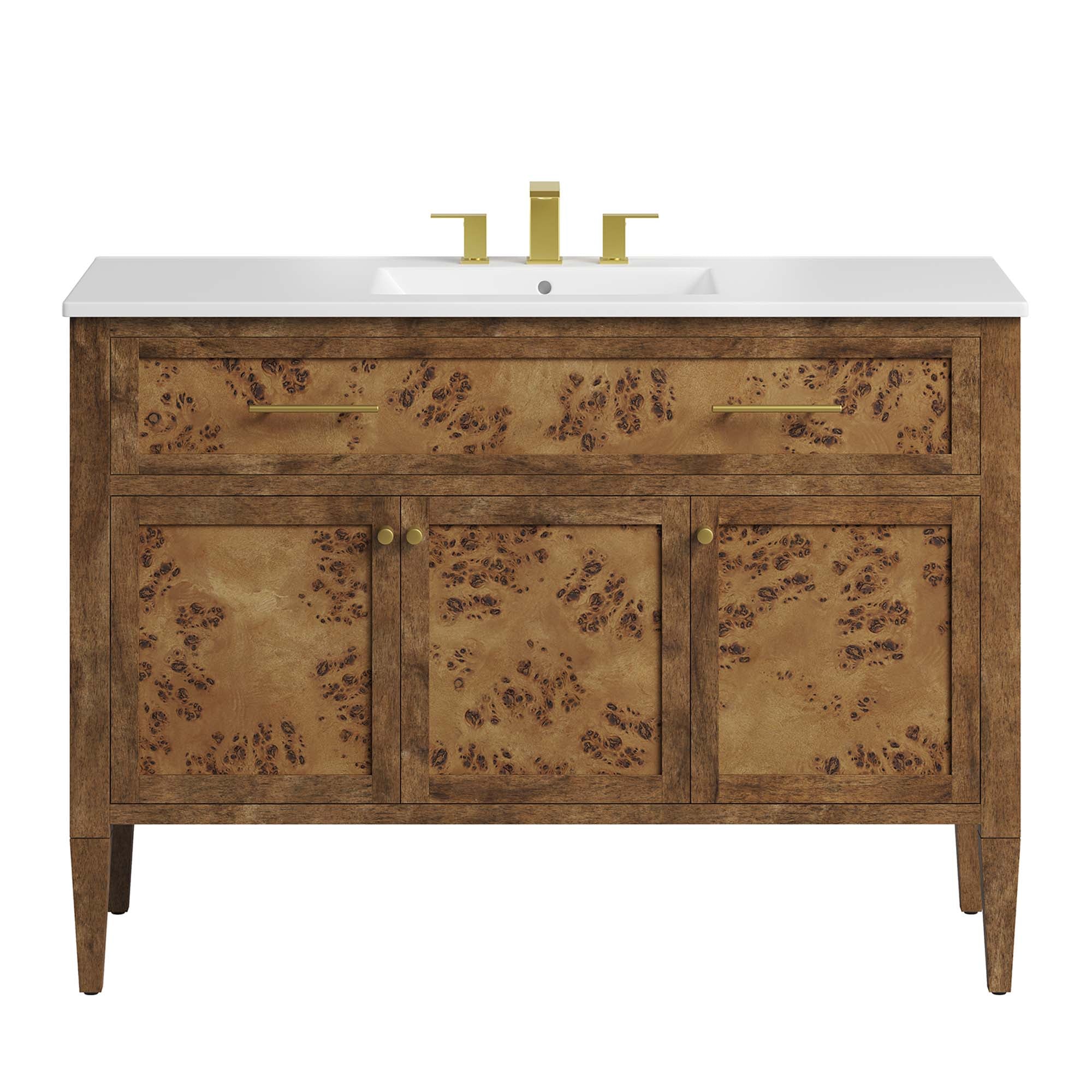 Elysian 48" Wood Single Sink Bathroom Vanity by Modway