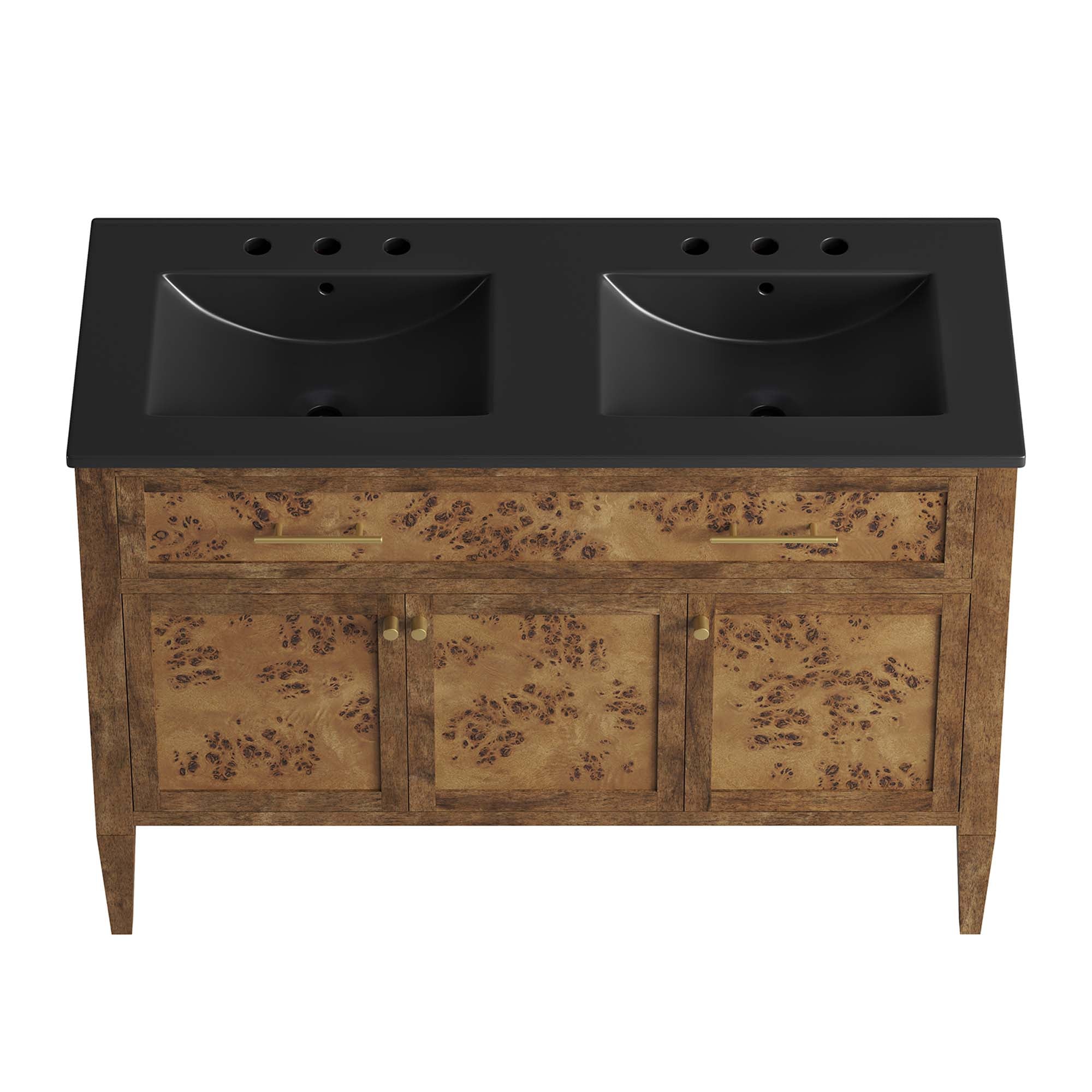 Elysian 48" Wood Double Sink Bathroom Vanity by Modway