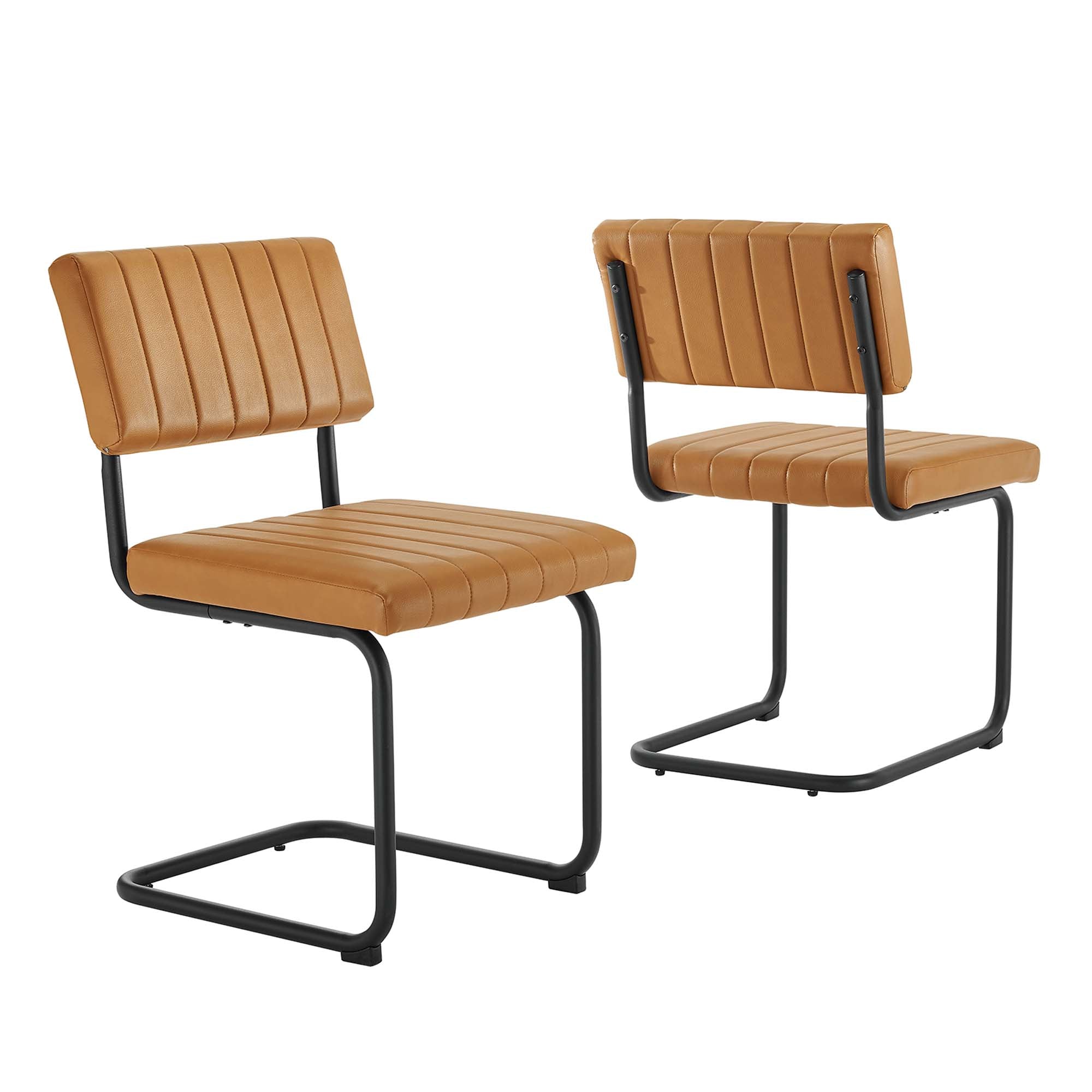 Parity Vegan Leather Dining Side Chairs Set of 2 by Modway - Best Buy Furniture