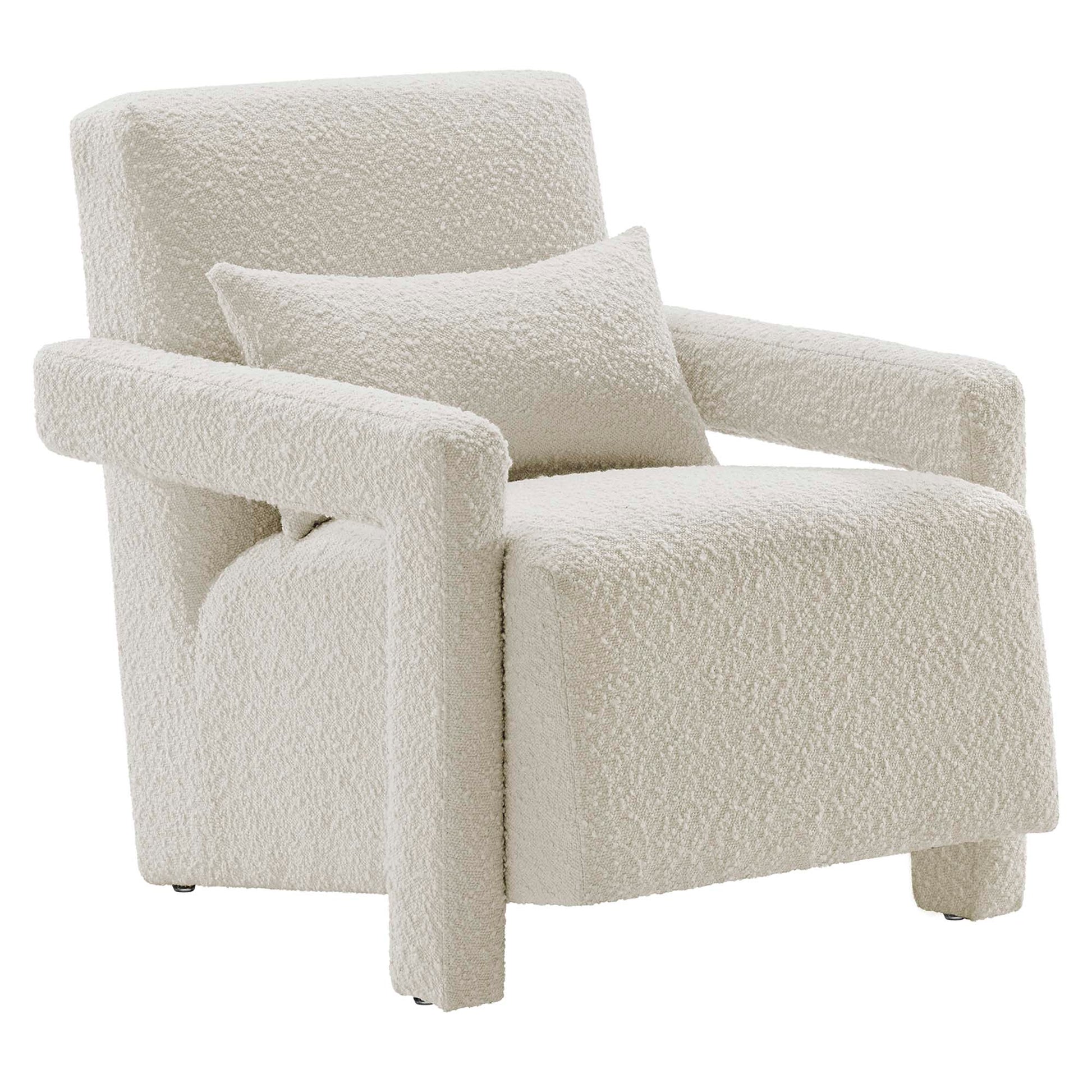 Mirage Boucle Upholstered Armchair by Modway - Best Buy Furniture